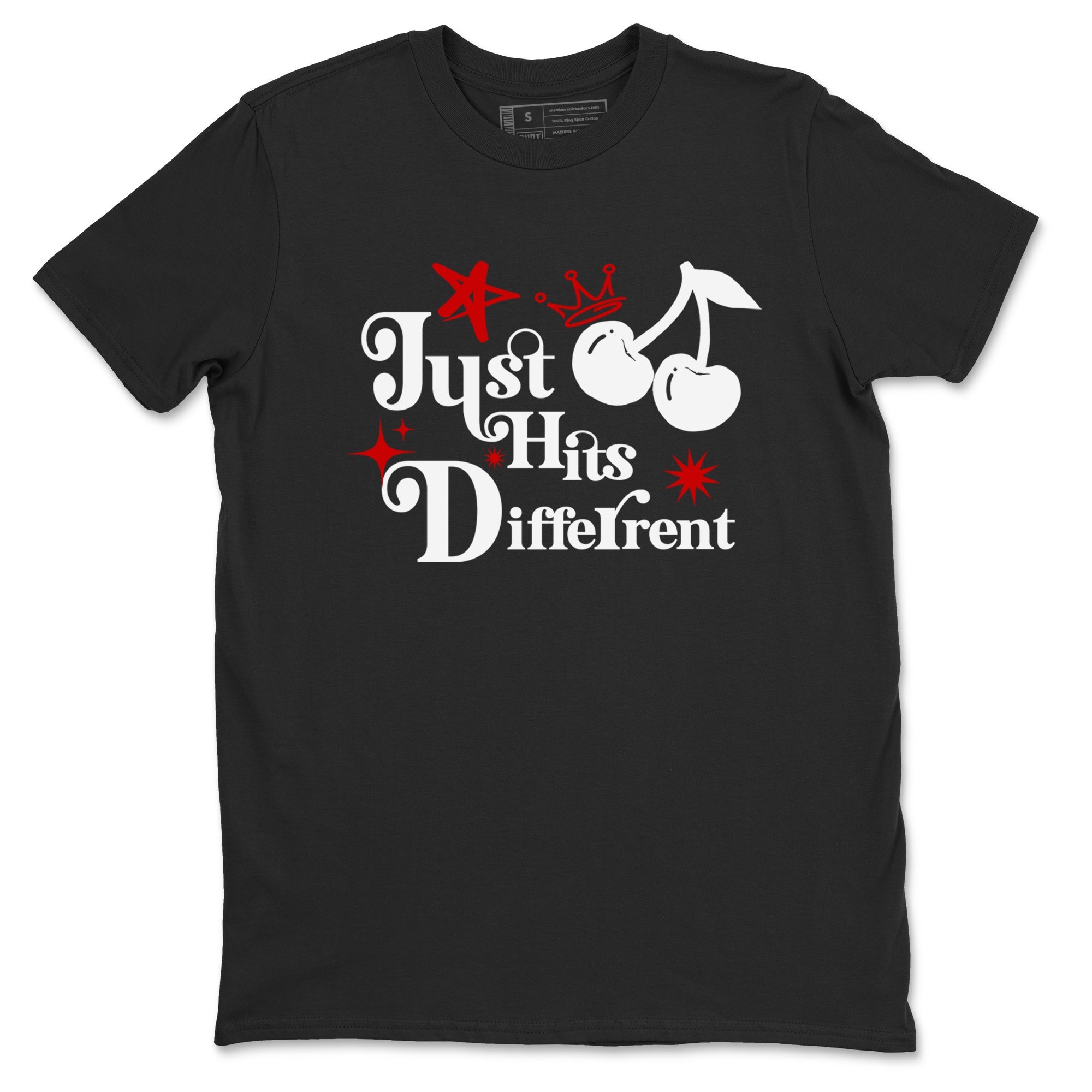 Air Jordan 14 Black Toe t shirts to match sneakers Just Hits Different sneaker match tees 14s Black Toe sneaker match tee Drip Gear Zone unisex cotton Black 2 shirts