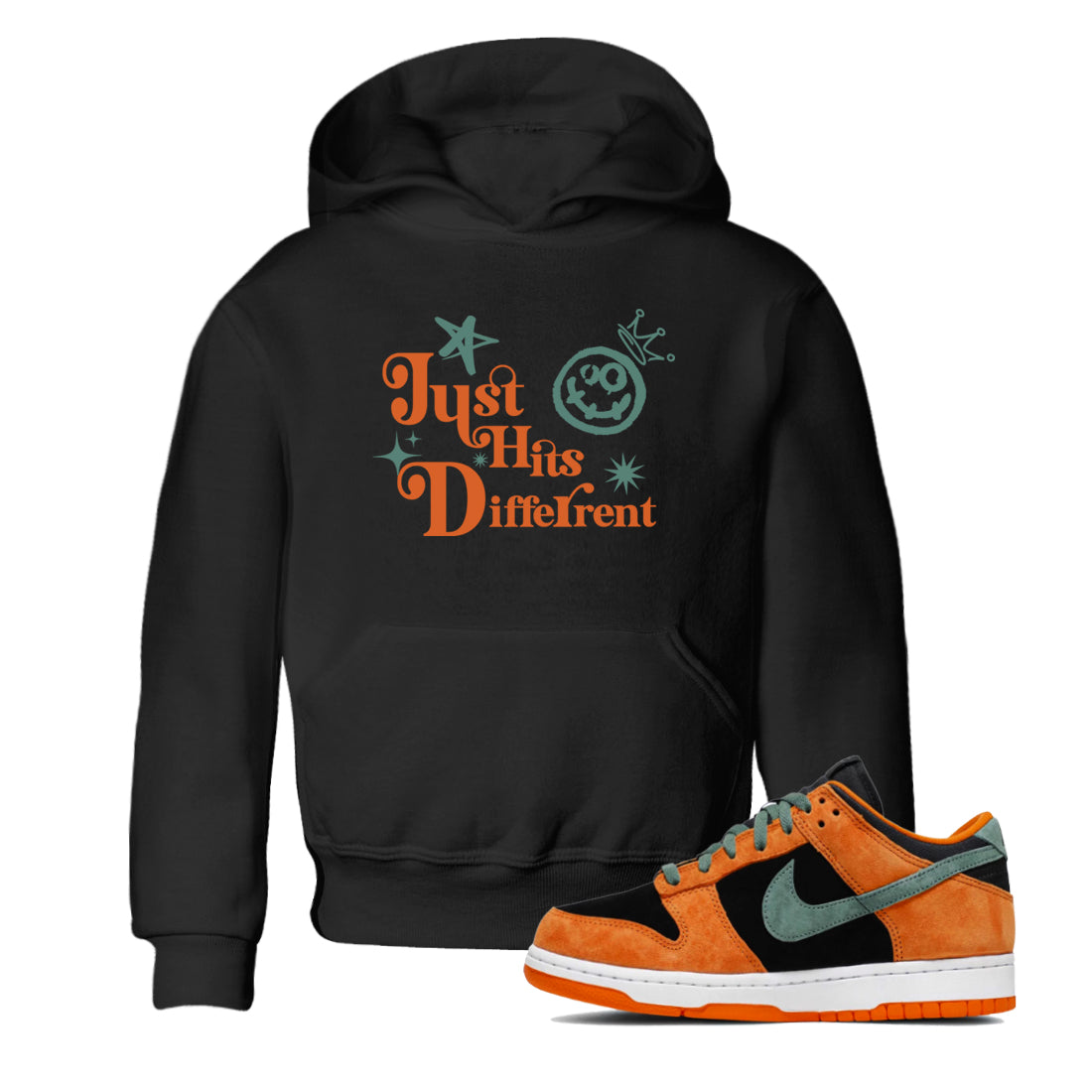 Dunk Low Ceramic shirts to match jordans Just Hits Different sneaker match tees Dunk Ceramic match shoes to clothes Drip Gear Zone Youth Baby Black 1 tee