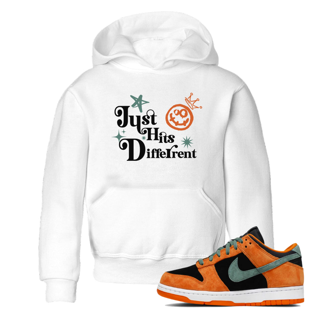 Dunk Low Ceramic shirts to match jordans Just Hits Different sneaker match tees Dunk Ceramic match shoes to clothes Drip Gear Zone Youth Baby White 1 tee