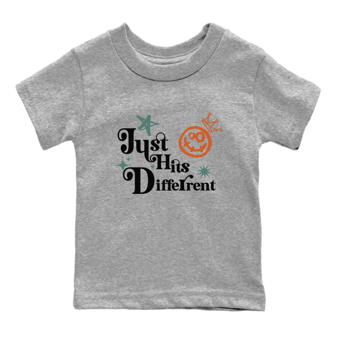 Dunk Low Ceramic shirts to match jordans Just Hits Different sneaker match tees Dunk Ceramic match shoes to clothes Drip Gear Zone Youth Baby Heather Grey 2 tee