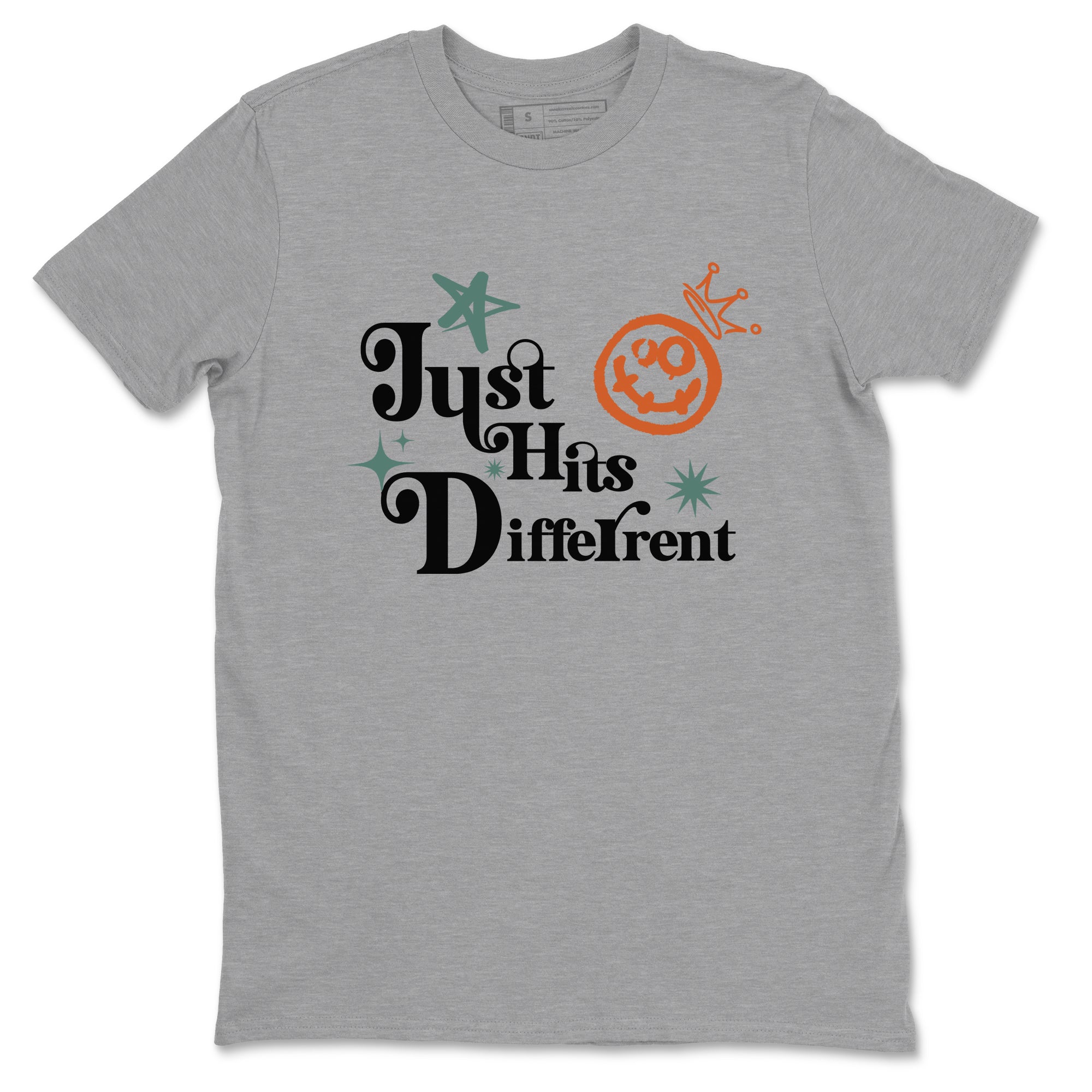 Dunk Low Ceramic shirts to match jordans Just Hits Different sneaker match tees Dunk Ceramic match shoes to clothes Drip Gear Zone unisex cotton Heather Grey 2 shirts