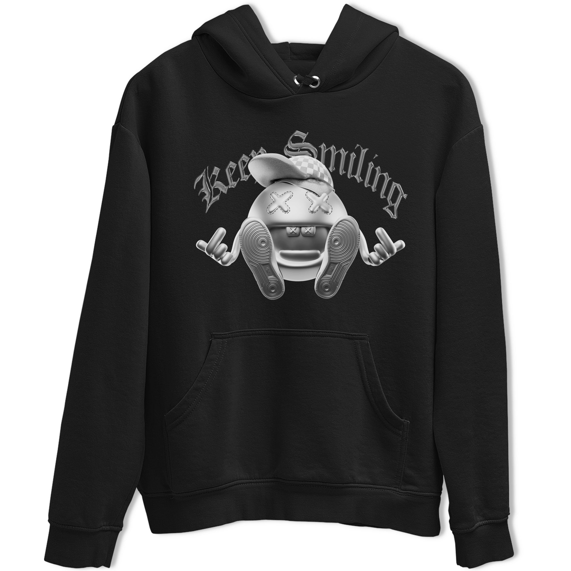 Air Jordan 1 Gift Giving shirt to match jordans Keep Smiling sneaker tees  Metal tees AJ1 Gift Giving Drip Gear Zone Unisex Black 2 T-Shirt