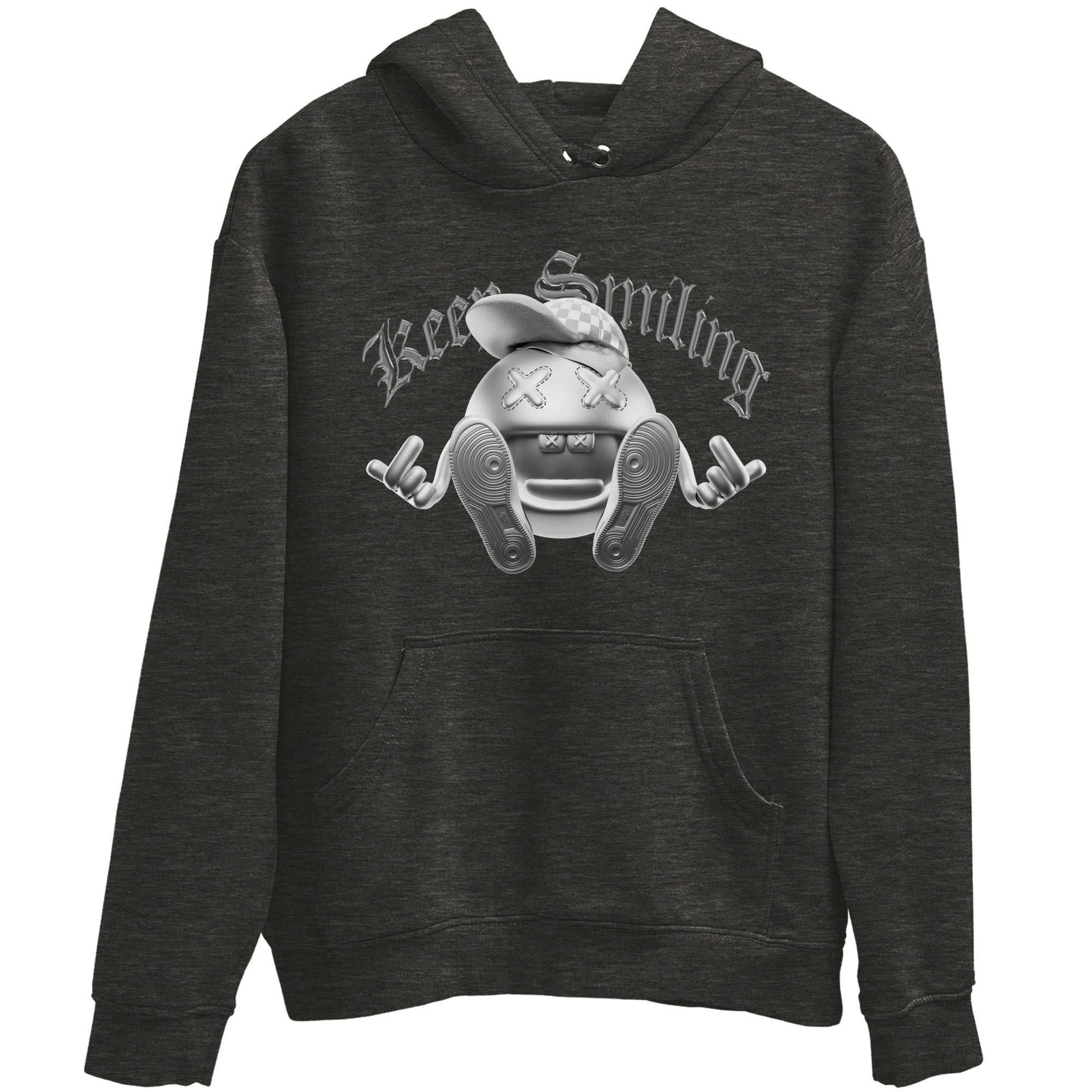 Air Jordan 1 Gift Giving shirt to match jordans Keep Smiling sneaker tees  Metal tees AJ1 Gift Giving Drip Gear Zone Unisex Charcoal Heather 2 T-Shirt