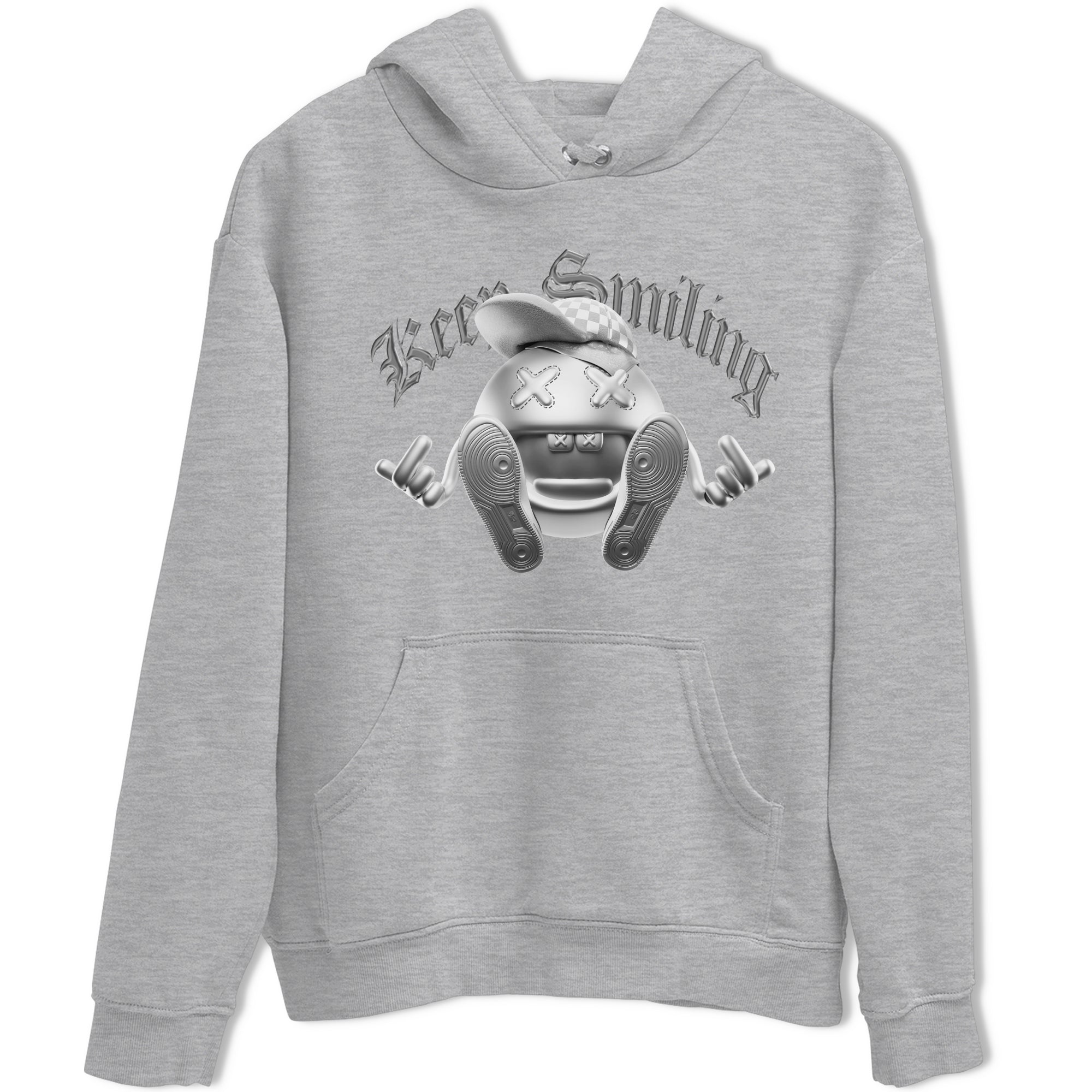 Air Jordan 1 Gift Giving shirt to match jordans Keep Smiling sneaker tees  Metal tees AJ1 Gift Giving Drip Gear Zone Unisex Heather Grey 2 T-Shirt
