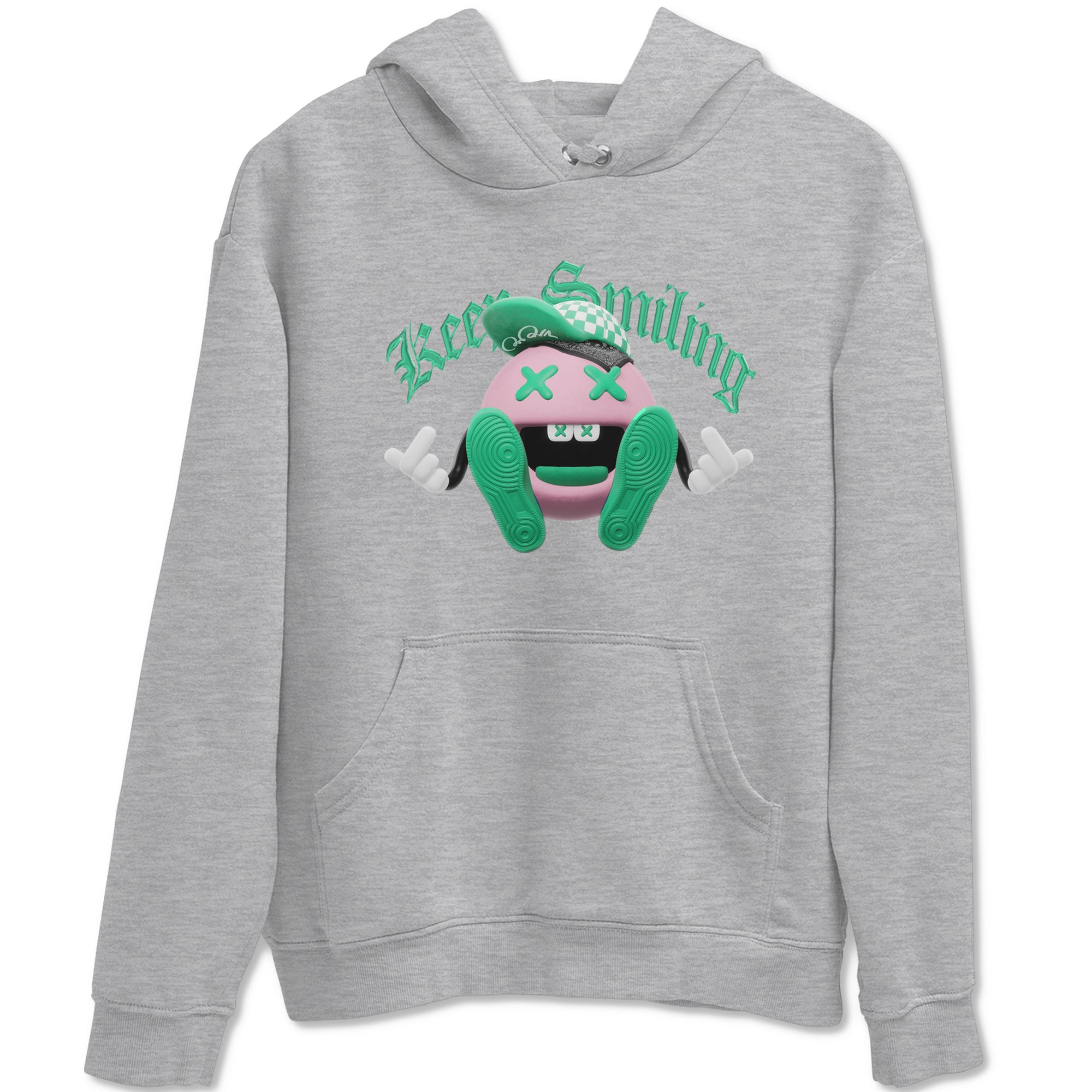 Dunk Low Medium Soft Pink Malachite shirt to match jordans Keep Smiling sneaker tees Dunk Medium Soft Pink Malachite Drip Gear Zone unisex cotton Heather Grey 2 crew neck shirt