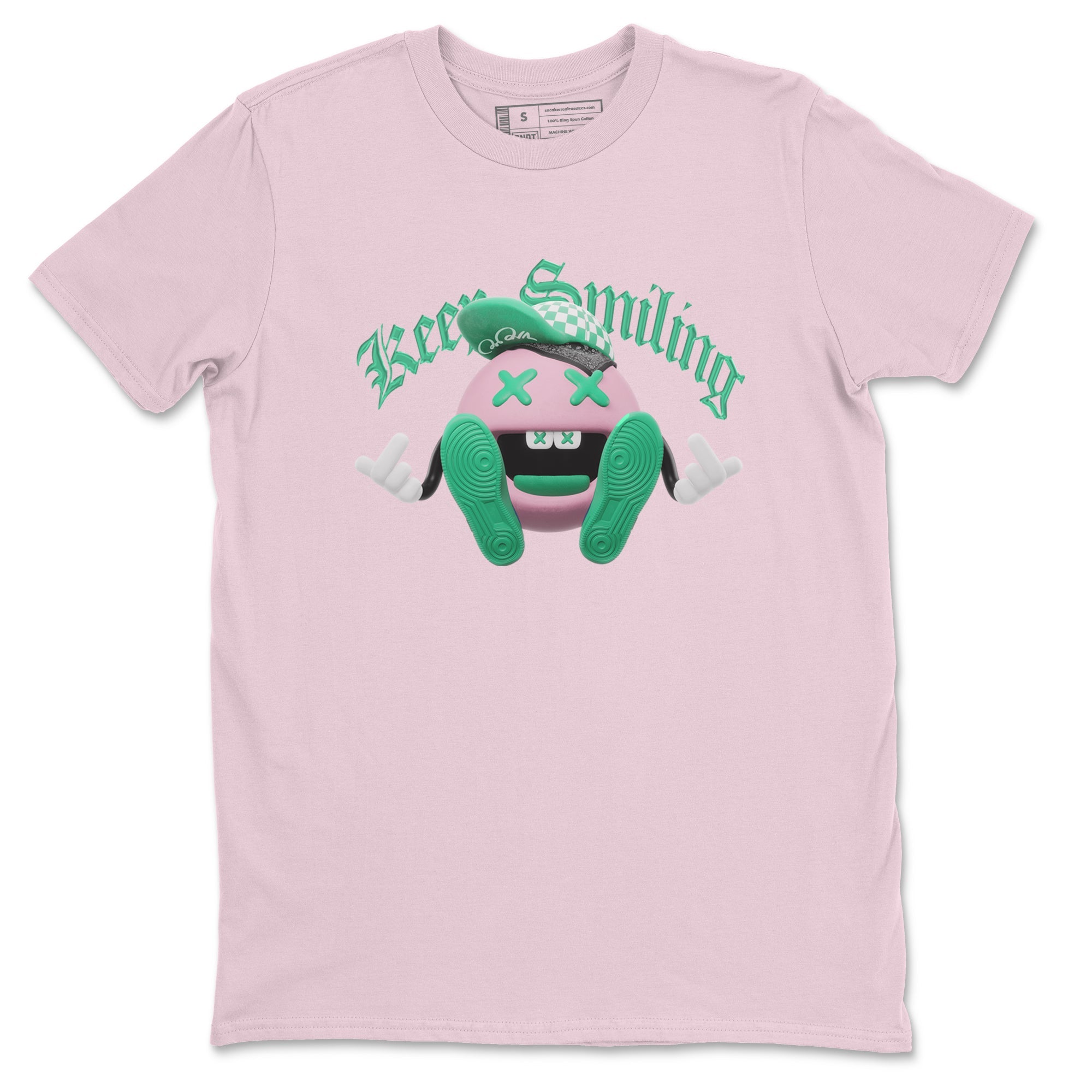 Dunk Low Medium Soft Pink Malachite shirt to match jordans Keep Smiling sneaker tees Dunk Medium Soft Pink Malachite Drip Gear Zone unisex cotton Pink 2 crew neck shirt