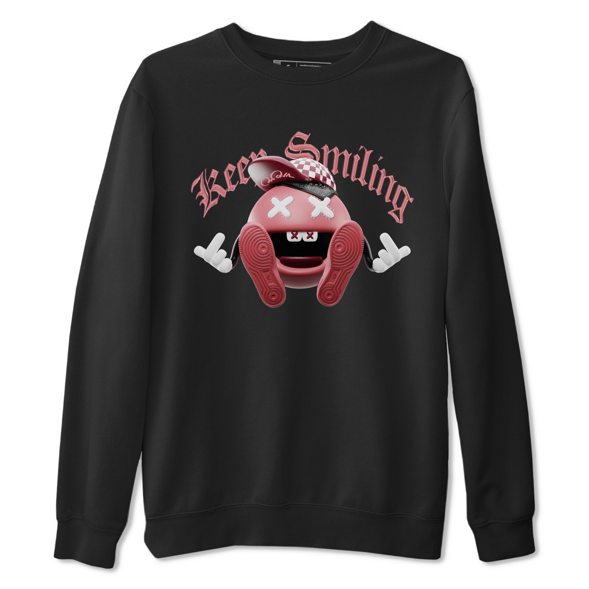 Dunk Valentines Day 2024 shirt to match jordans Keep Smiling sneaker tees Dunk Happy Valentines Day 2024 Drip Gear Zone Unisex Black 2 T-Shirt