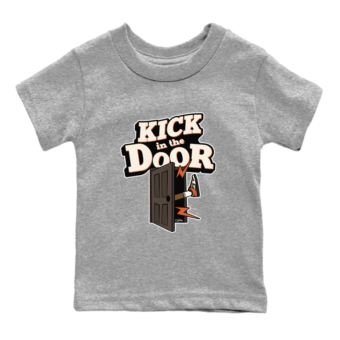 Dunk Red Panda shirt to match jordans Kick In The Door sneaker tees Nike Dunk LowRed Panda Drip Gear Zone Baby Toddler Heather Grey 2 T-Shirt