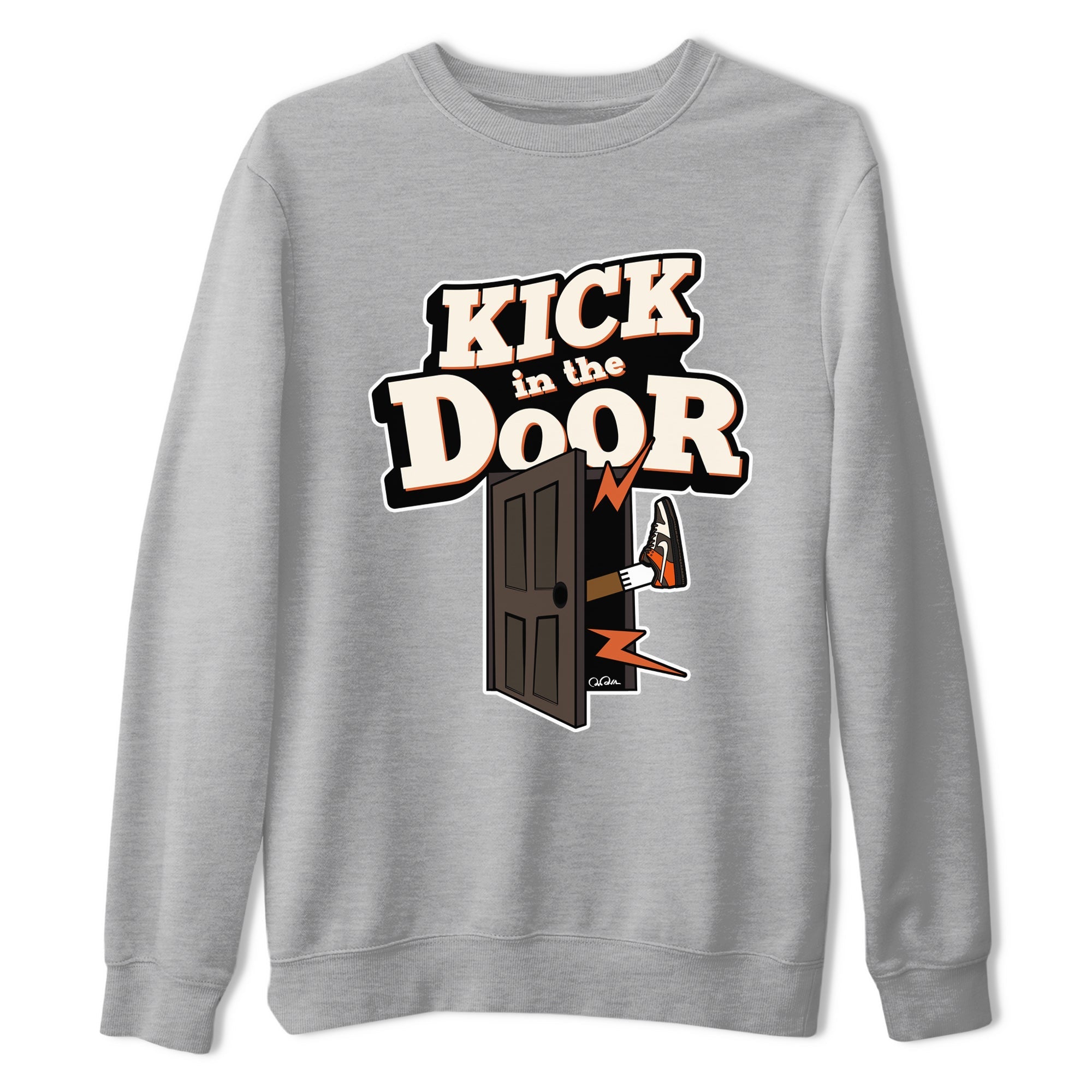 Dunk Red Panda shirt to match jordans Kick In The Door sneaker tees Nike Dunk LowRed Panda Drip Gear Zone Unisex Heather Grey 2 T-Shirt