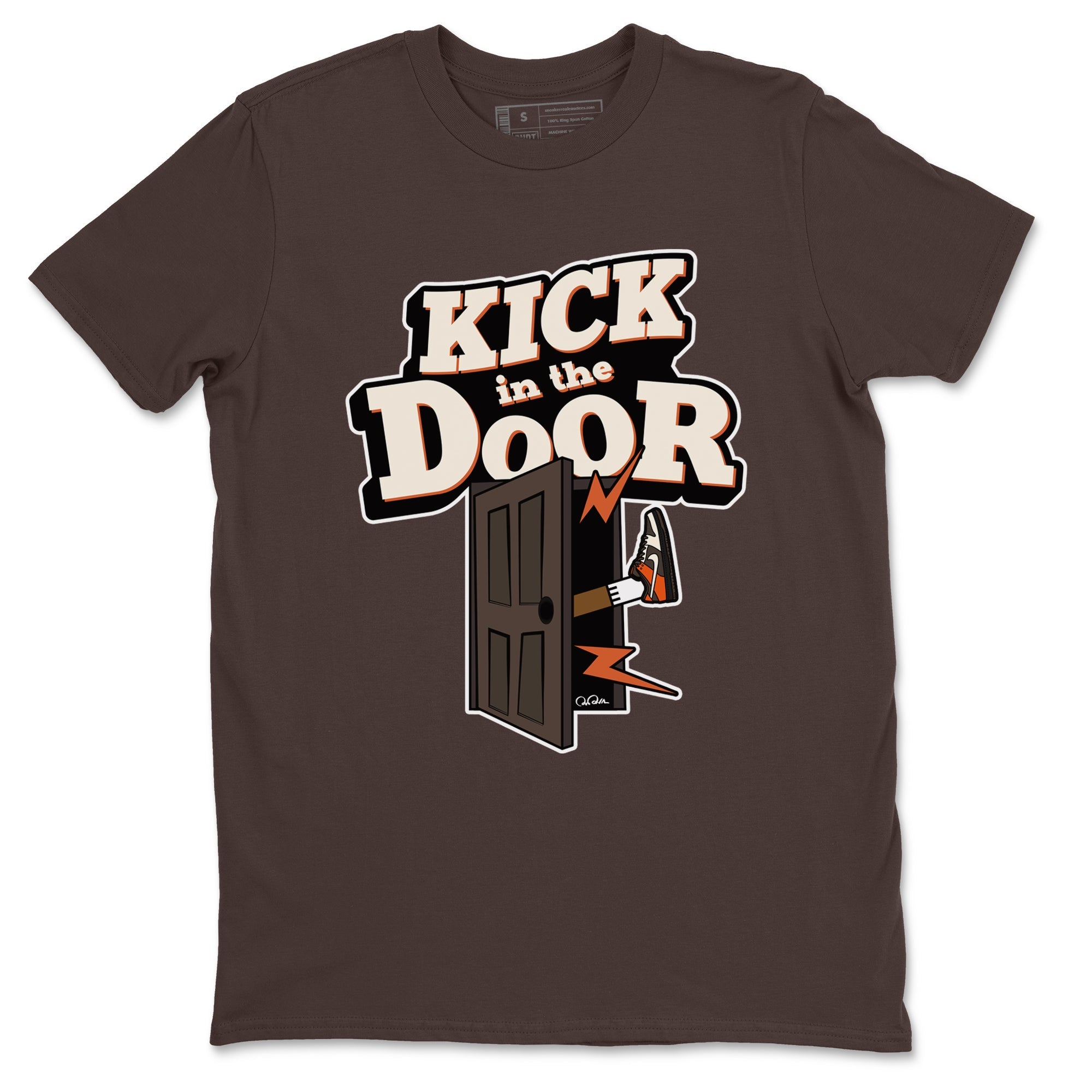 Dunk Red Panda shirt to match jordans Kick In The Door sneaker tees Nike Dunk LowRed Panda Drip Gear Zone Unisex Dark Chocolate 2 T-Shirt