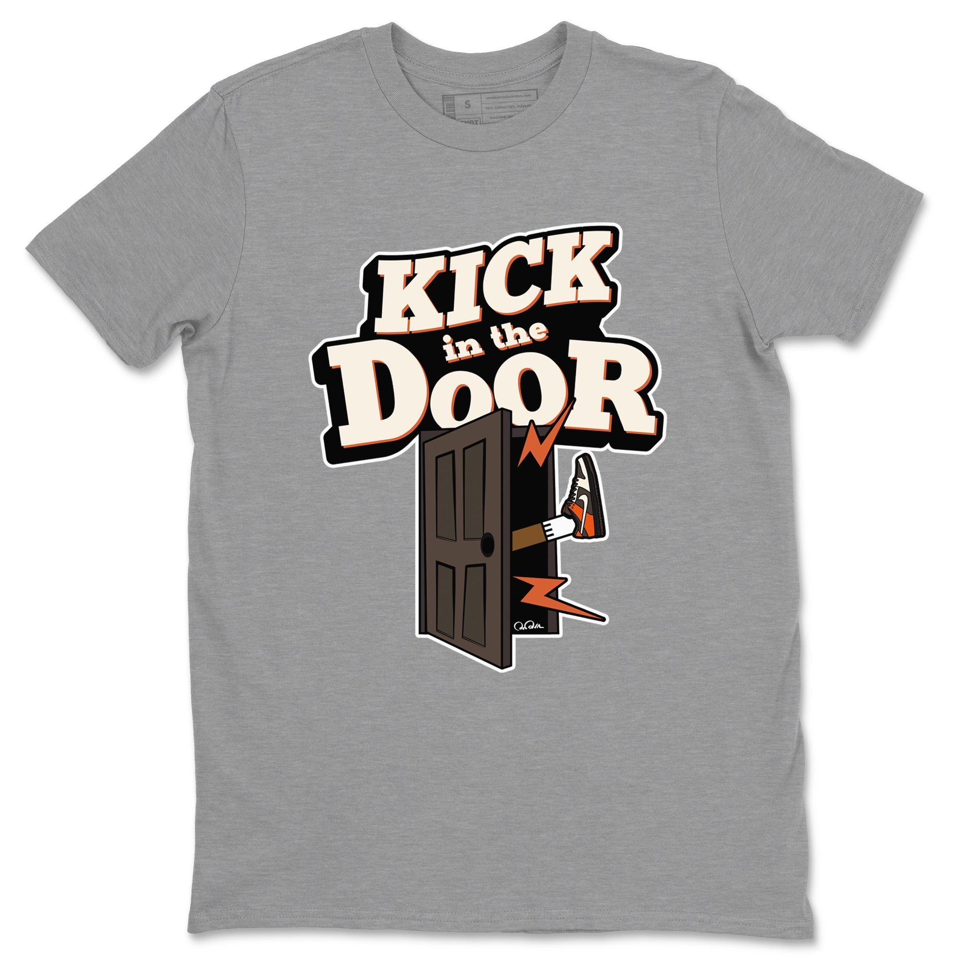 Dunk Red Panda shirt to match jordans Kick In The Door sneaker tees Nike Dunk LowRed Panda Drip Gear Zone Unisex Heather Grey 2 T-Shirt