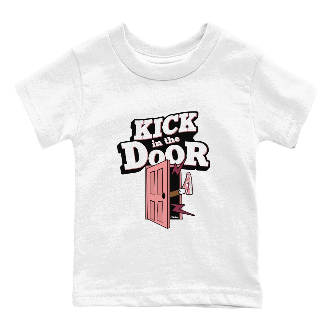 Dunk Valentines Day 2024 shirt to match jordans Kick In The Door sneaker tees Dunk Happy Valentines Day 2024 Drip Gear Zone Baby Toddler White 2 T-Shirt