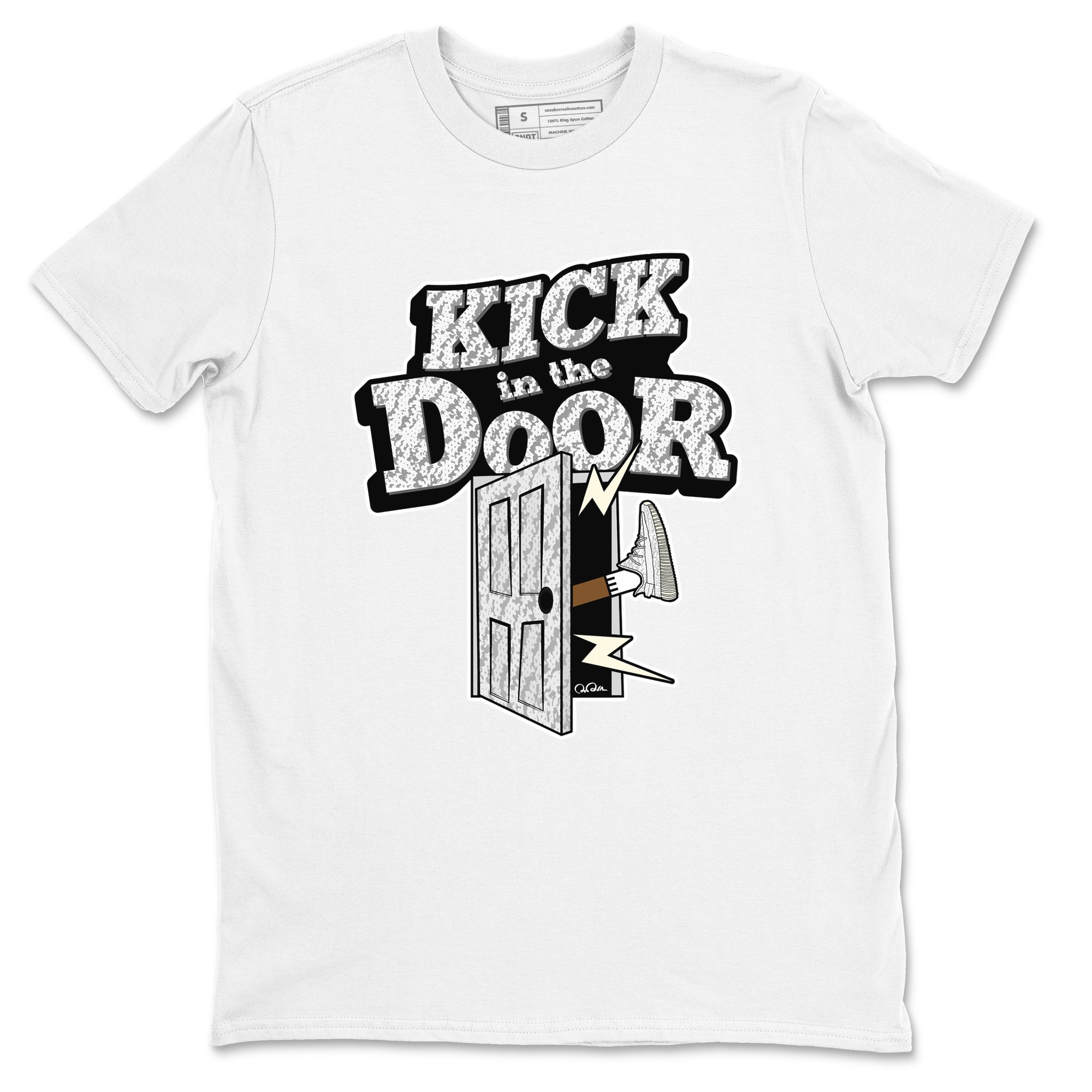 Yeezy 350 Static shirt to match jordans Kick In The Door sneaker tees Adidas Yeezy 350 Static Drip Gear Zone Unisex White 2 T-Shirt