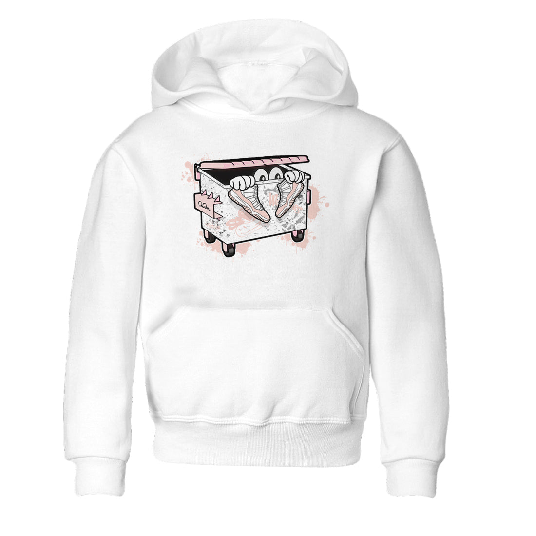 AJ11 Legend Pink shirts to match jordans Kick Trash sneaker match tees Air Jordan 11 Legend Pink Drip Gear Zone streetwear brand Baby and Youth White 2 cotton tee