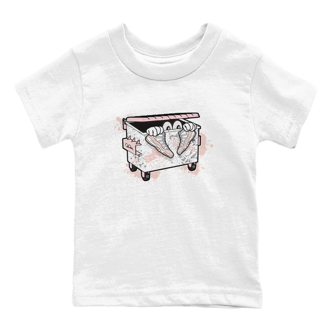 AJ11 Legend Pink shirts to match jordans Kick Trash sneaker match tees Air Jordan 11 Legend Pink Drip Gear Zone streetwear brand Baby and Youth White 2 cotton tee