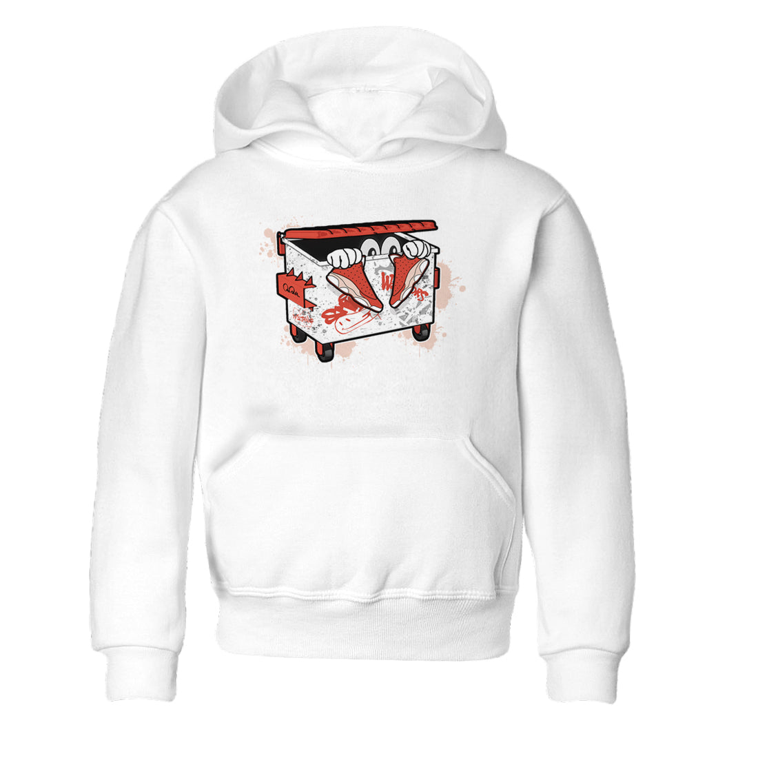 13s Dune Red shirts to match jordans Kick Trash sneaker match tees Air Jordan 13 Dune Red Drip Gear Zone streetwear brand Baby and Youth White 2 cotton tee