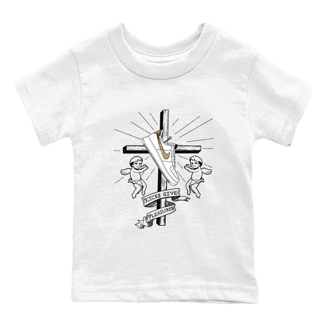 Air Force 1 Ivory Snake shirt to match jordans Kicks Give Pleasures sneaker tees Air Force 1 Ivory Snake Drip Gear Zone baby toddler White 2 cotton Shirt