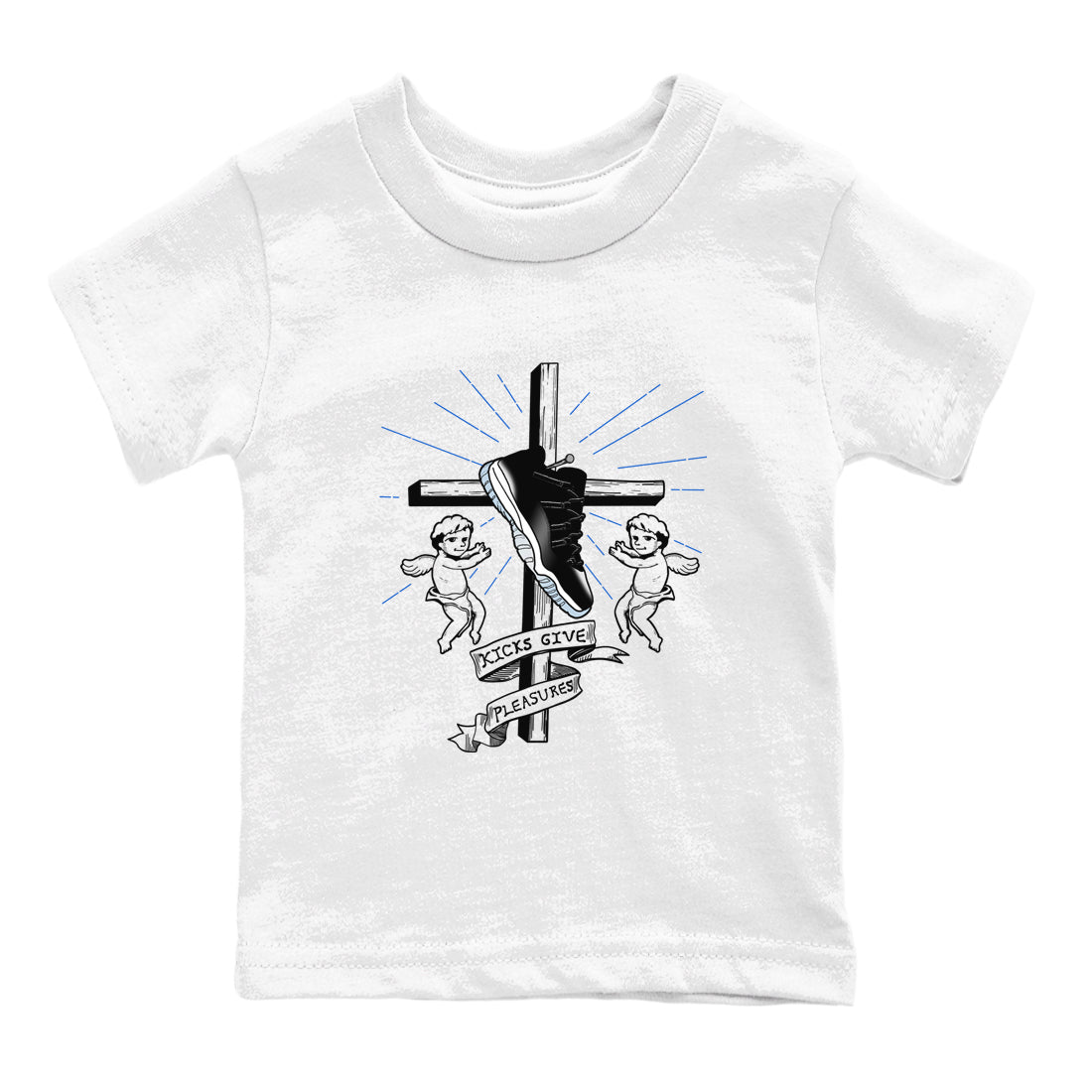 11s Space shirt to match jordans Kicks Give Pleasures sneaker tees Air Jordan 11 Space Drip Gear Zone baby toddler White 2 cotton Shirt