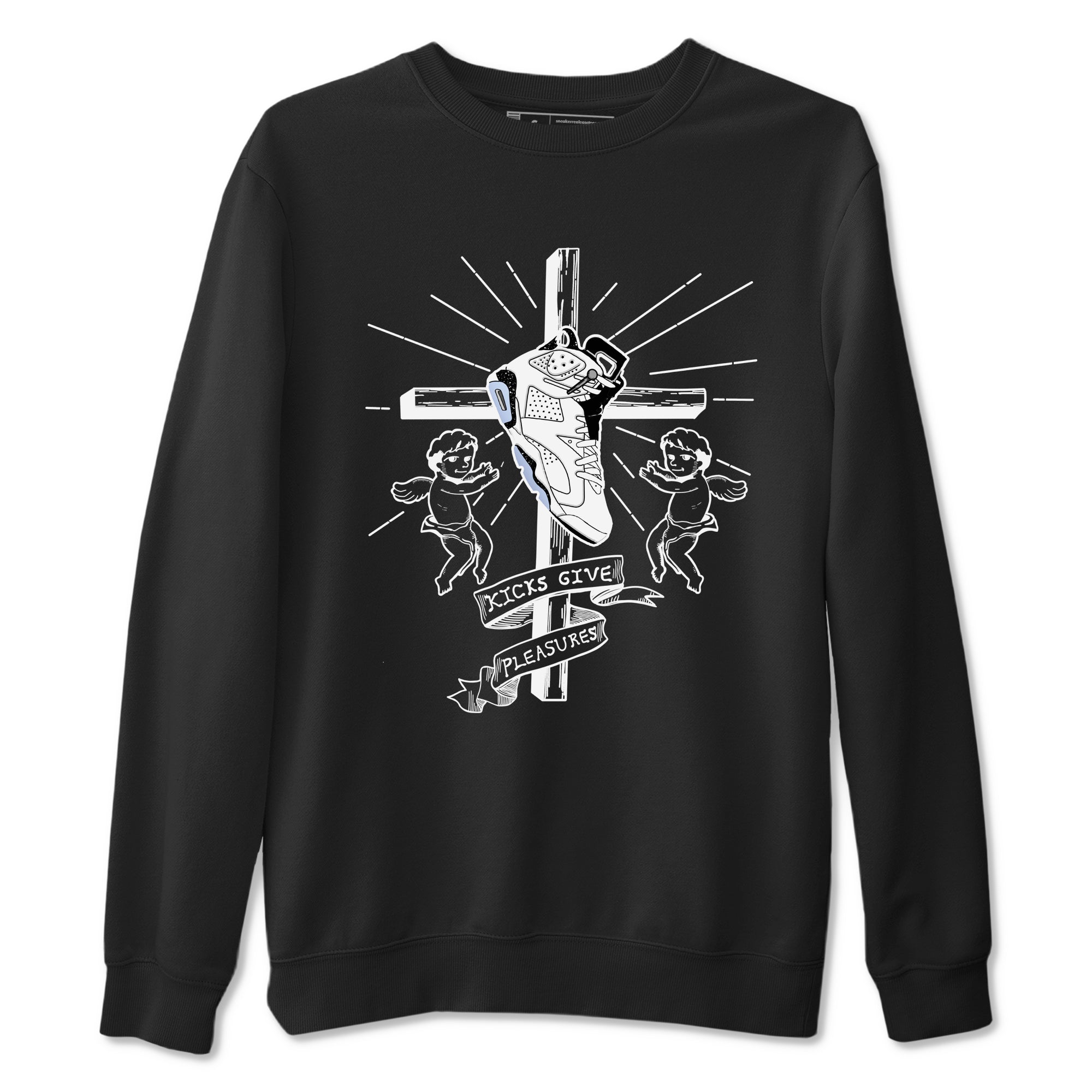 6s Reverse Cookies shirt to match jordans Kicks Give Pleasures sneaker tees Air Jordan 6 Reverse Cookies SNRT Sneaker Release Tees unisex cotton Black 2 crew neck shirt