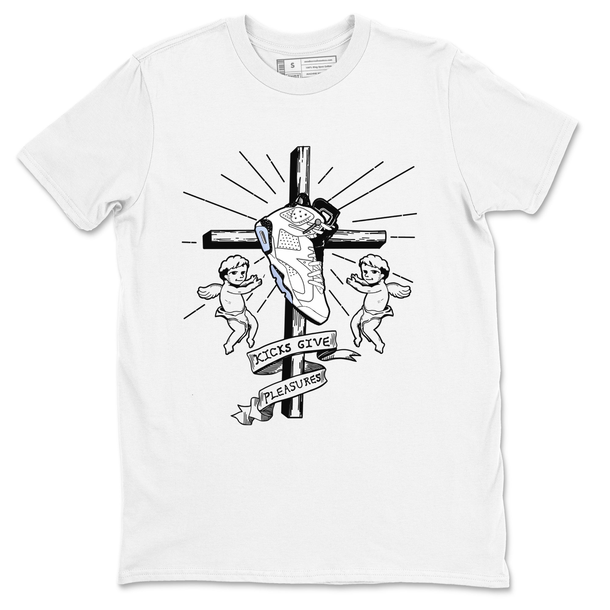 6s Reverse Cookies shirt to match jordans Kicks Give Pleasures sneaker tees Air Jordan 6 Reverse Cookies SNRT Sneaker Release Tees unisex cotton White 2 crew neck shirt