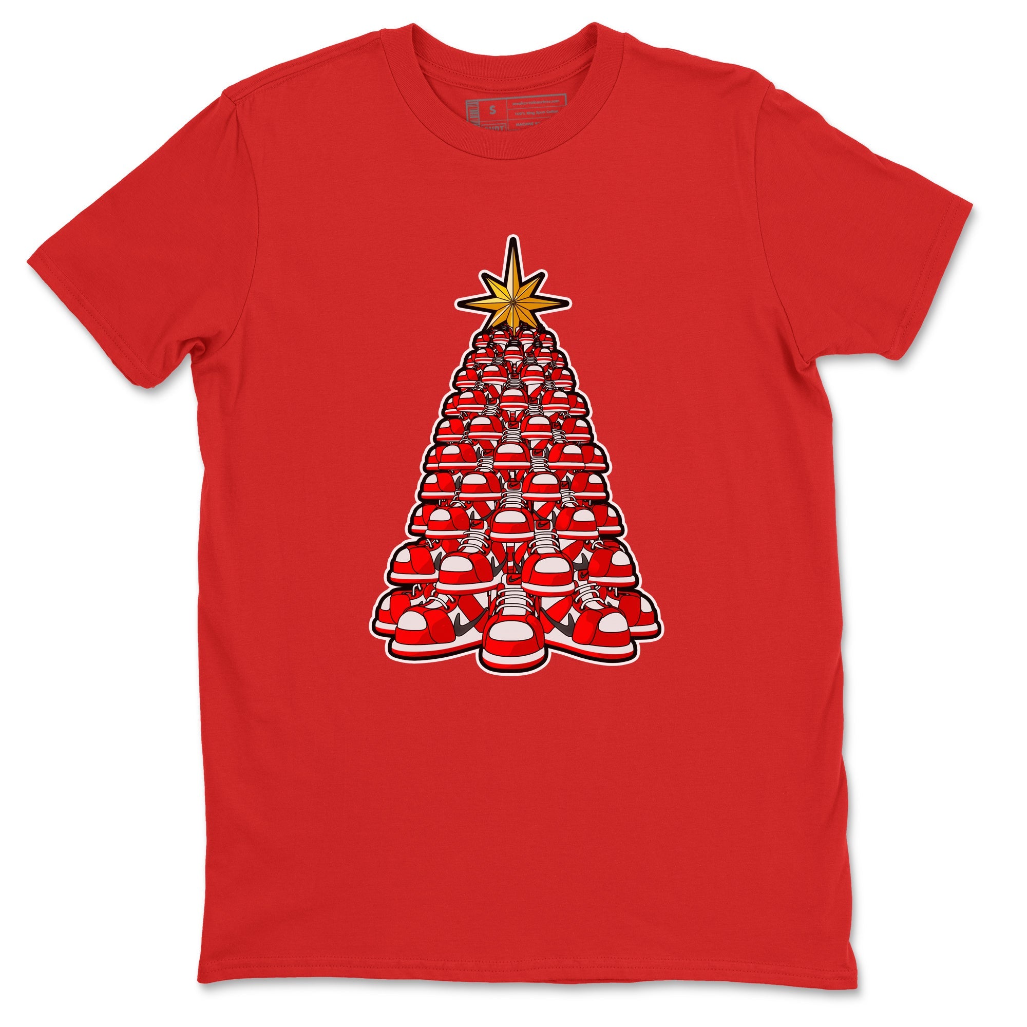Air Jordan 1 Chicago shirt to match jordans Kicksmas Tree sneaker tees AJ1 Chicago Drip Gear Zone Unisex Red 2 T-Shirt