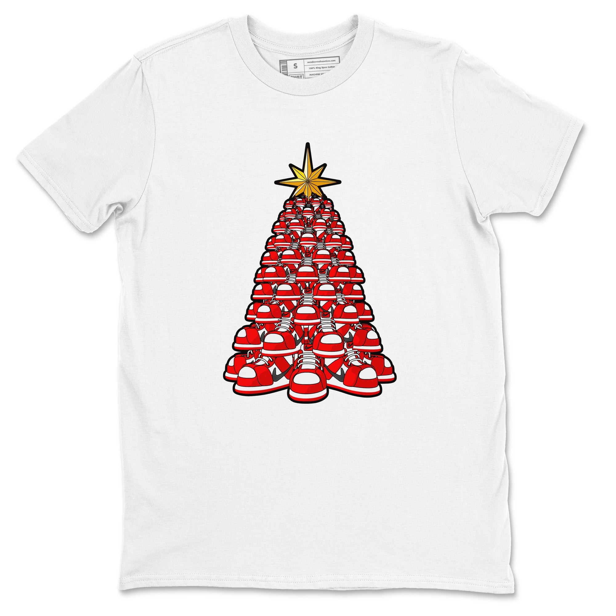 Air Jordan 1 Chicago shirt to match jordans Kicksmas Tree sneaker tees AJ1 Chicago Drip Gear Zone Unisex White 2 T-Shirt