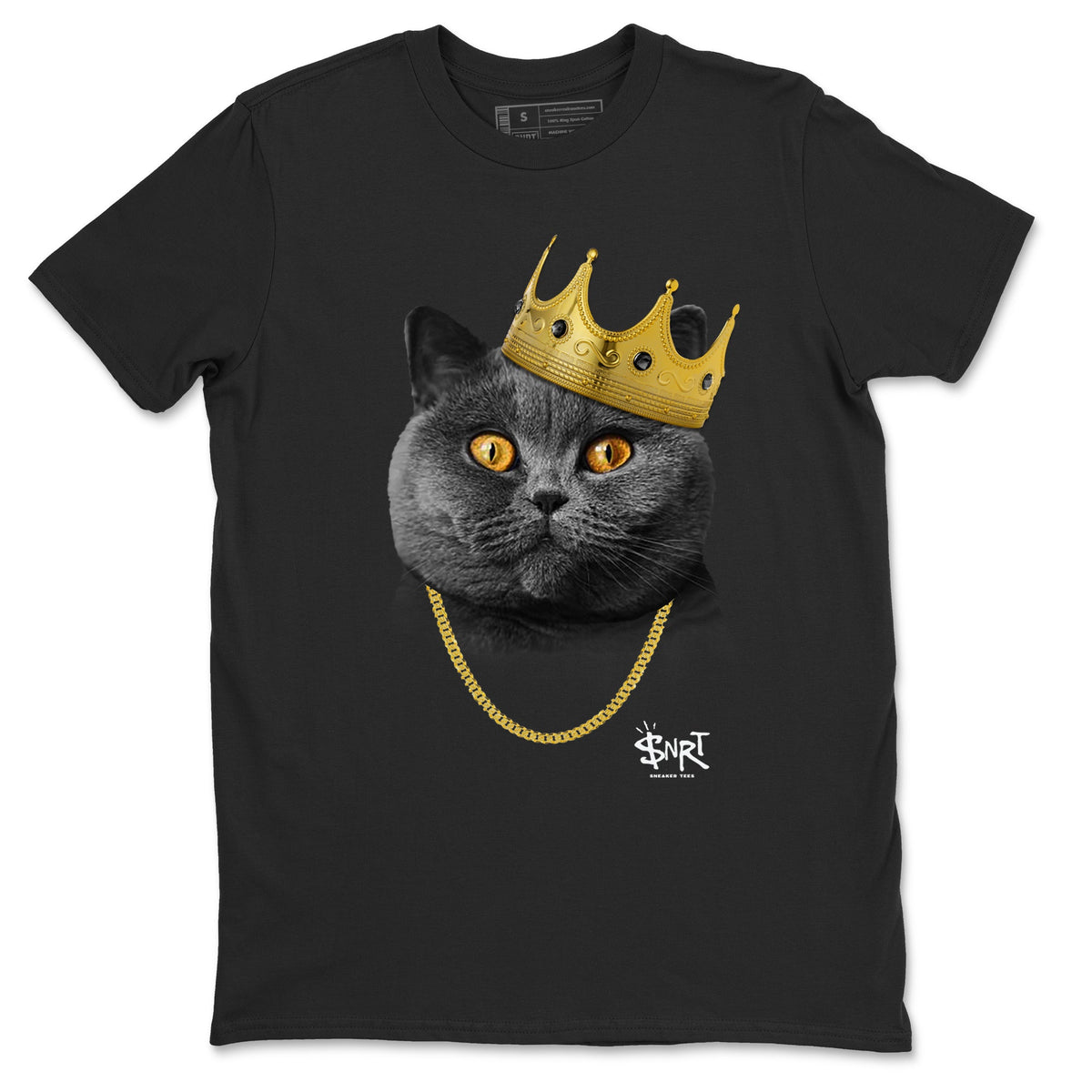 5s Black Cat Shirts To Match Jordans King Black Cat sneaker match tees Air Jordan 5 Black Cat Tee Drip Gear Zone unisex cotton Black 2 crew neck shirts