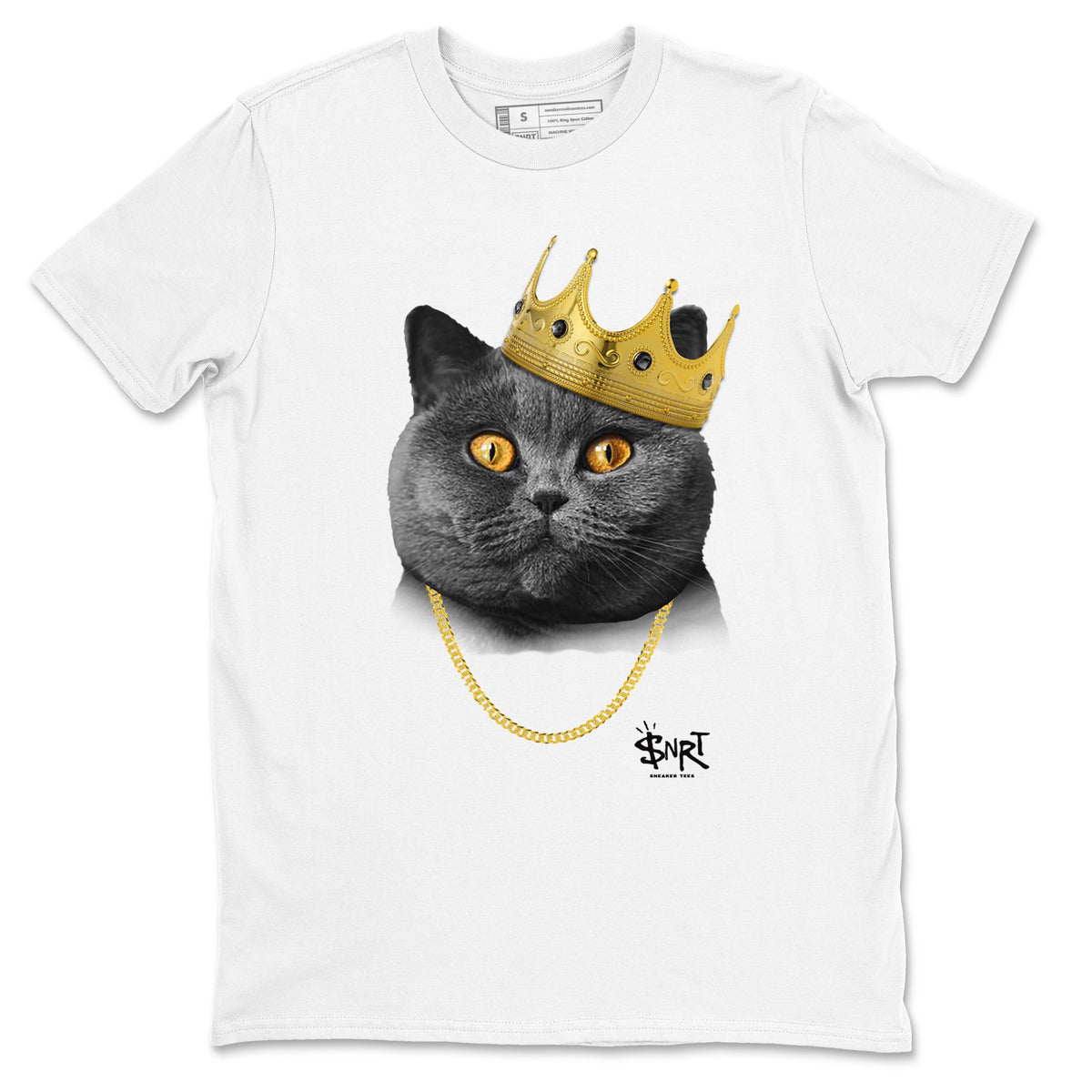5s Black Cat Shirts To Match Jordans King Black Cat sneaker match tees Air Jordan 5 Black Cat Tee Drip Gear Zone unisex cotton White 2 crew neck shirts