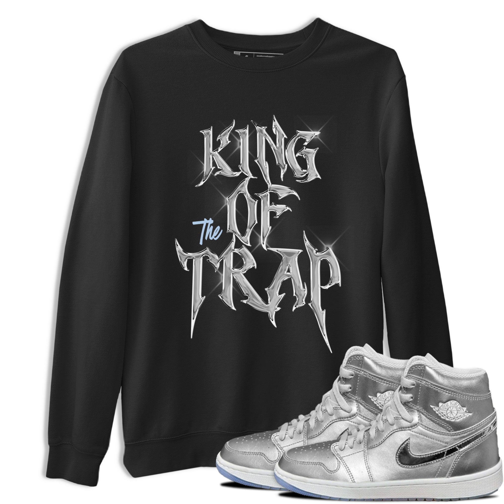 Air Jordan 1 Golf Gift Giving shirt to match jordans King Of The Trap sneaker tees Air Jordan 1 Tokyo Drip Gear Zone Streetwear Casual Fit Black 1 T-Shirt