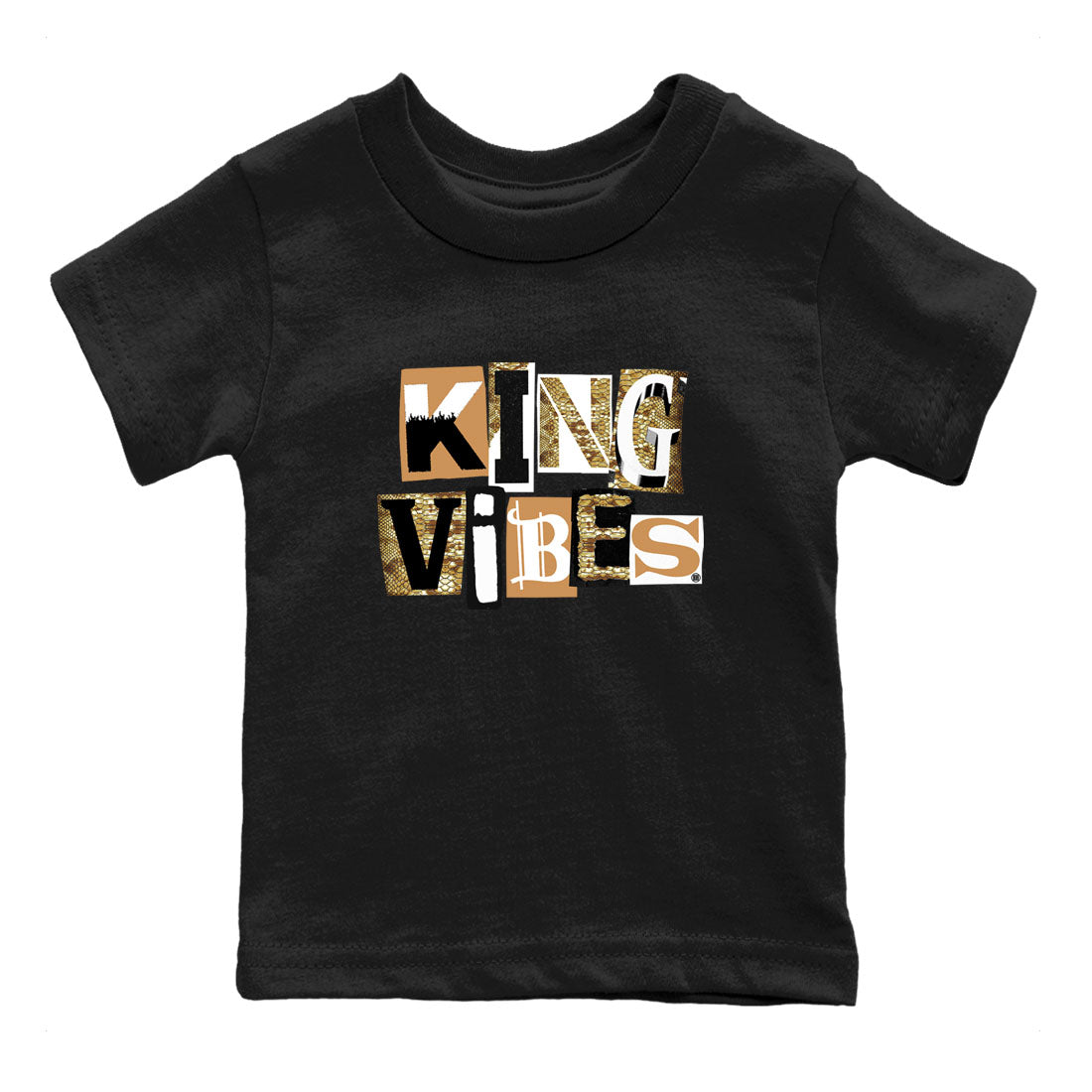 Air Force 1 Ivory Snake shirt to match jordans King Vibes sneaker tees Air Force 1 Ivory Snake Drip Gear Zone baby toddler Black 2 cotton Shirt