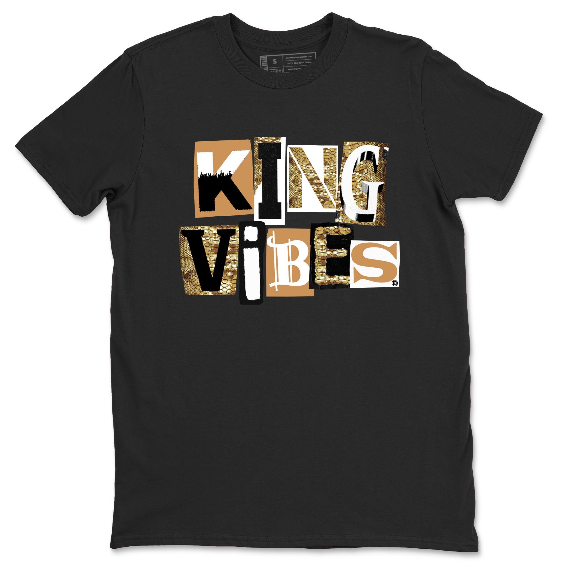 Air Force 1 Ivory Snake shirt to match jordans King Vibes sneaker tees Air Force 1 Ivory Snake Drip Gear Zone unisex cotton Black 2 crew neck shirt