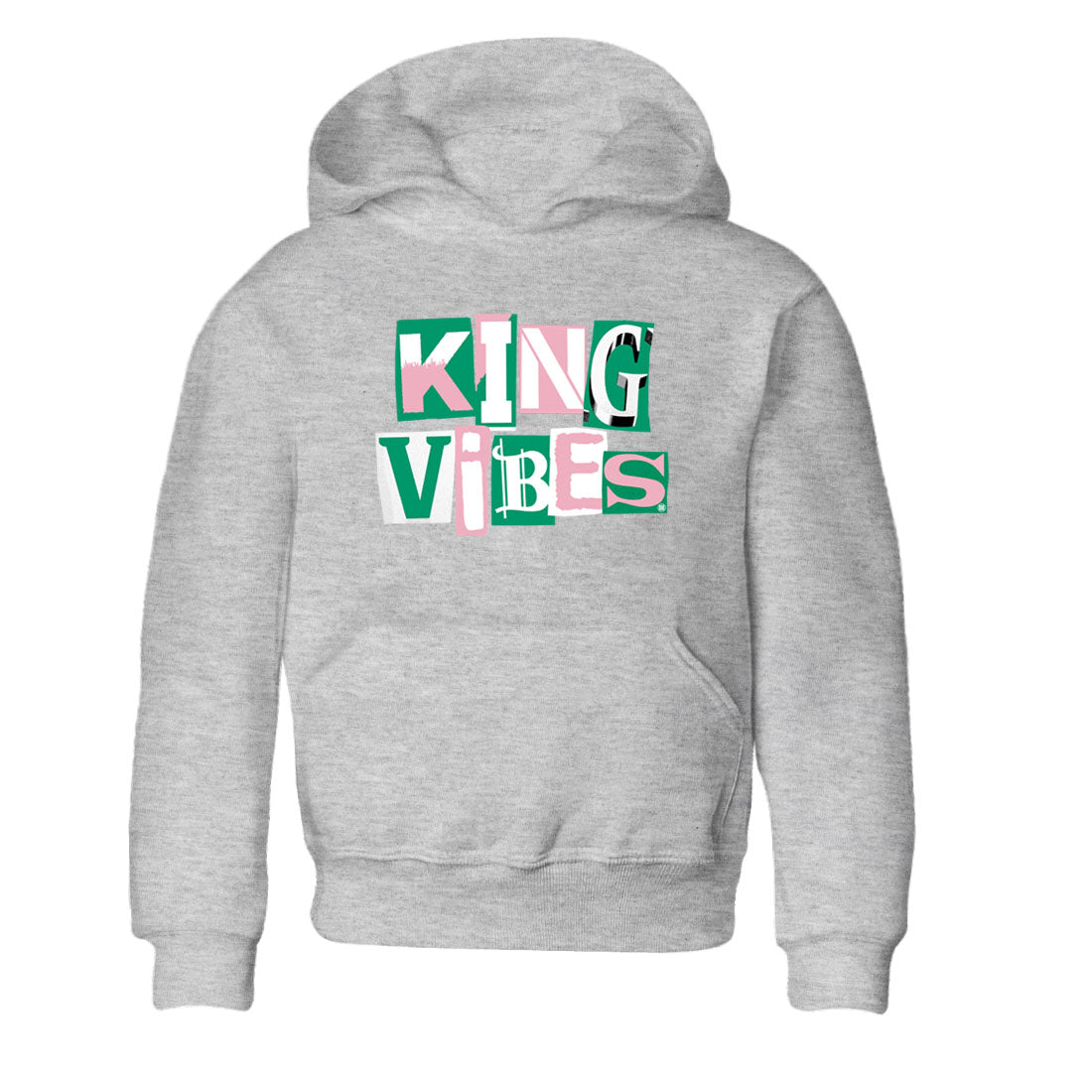 Dunk Low Medium Soft Pink Malachite shirt to match jordans King Vibes sneaker tees Dunks Medium Soft Pink Malachite Streetwear Brand Drip Gear Zone baby toddler Heather Grey 2 cotton Shirt