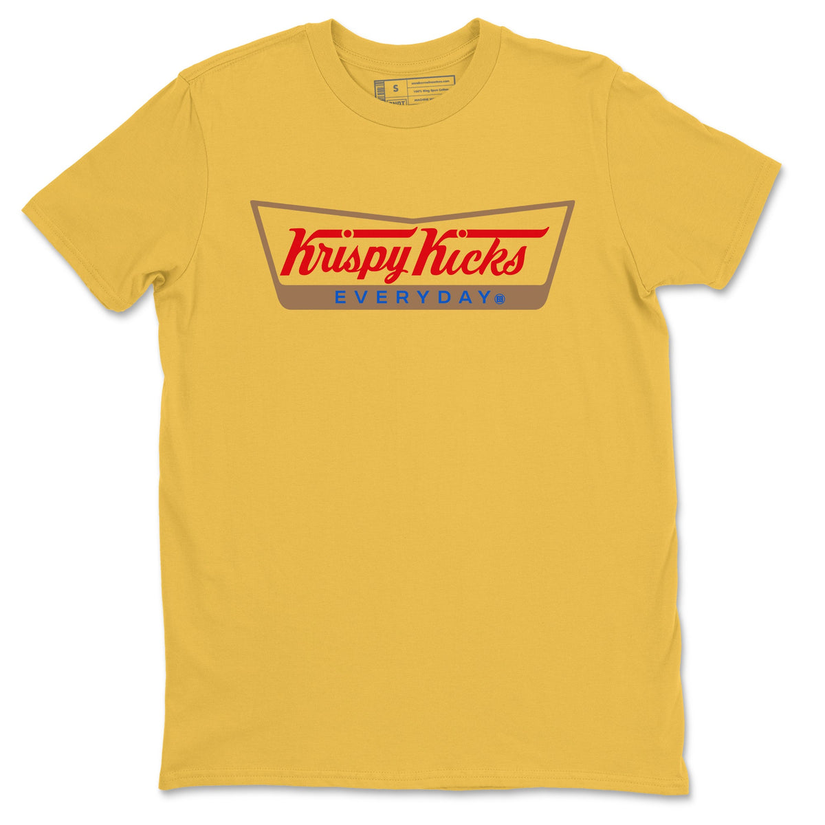 Air Jordan 1 Low x Travis Scott x Canary shirts to match jordans Krispy Kicks sneaker match tees Travis Scott Canary Drip Gear Zone unisex cotton Daisy 2 crew neck shirts