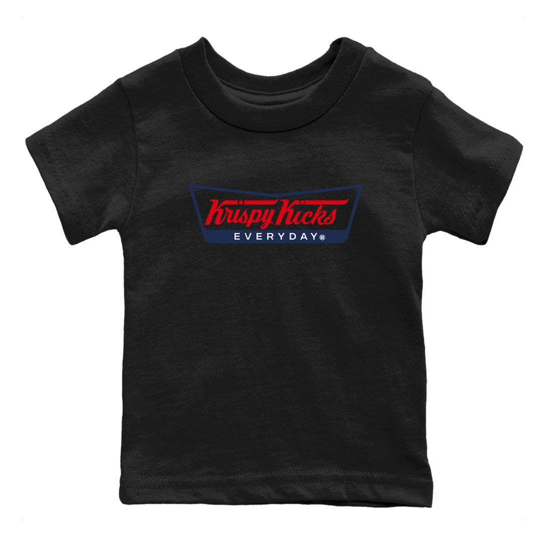 6s Olympic shirts to match jordans Krispy Kicks sneaker match tees Air Jordan 6 Olympic Drip Gear Zone streetwear brand Baby and Youth Black 2 cotton tee