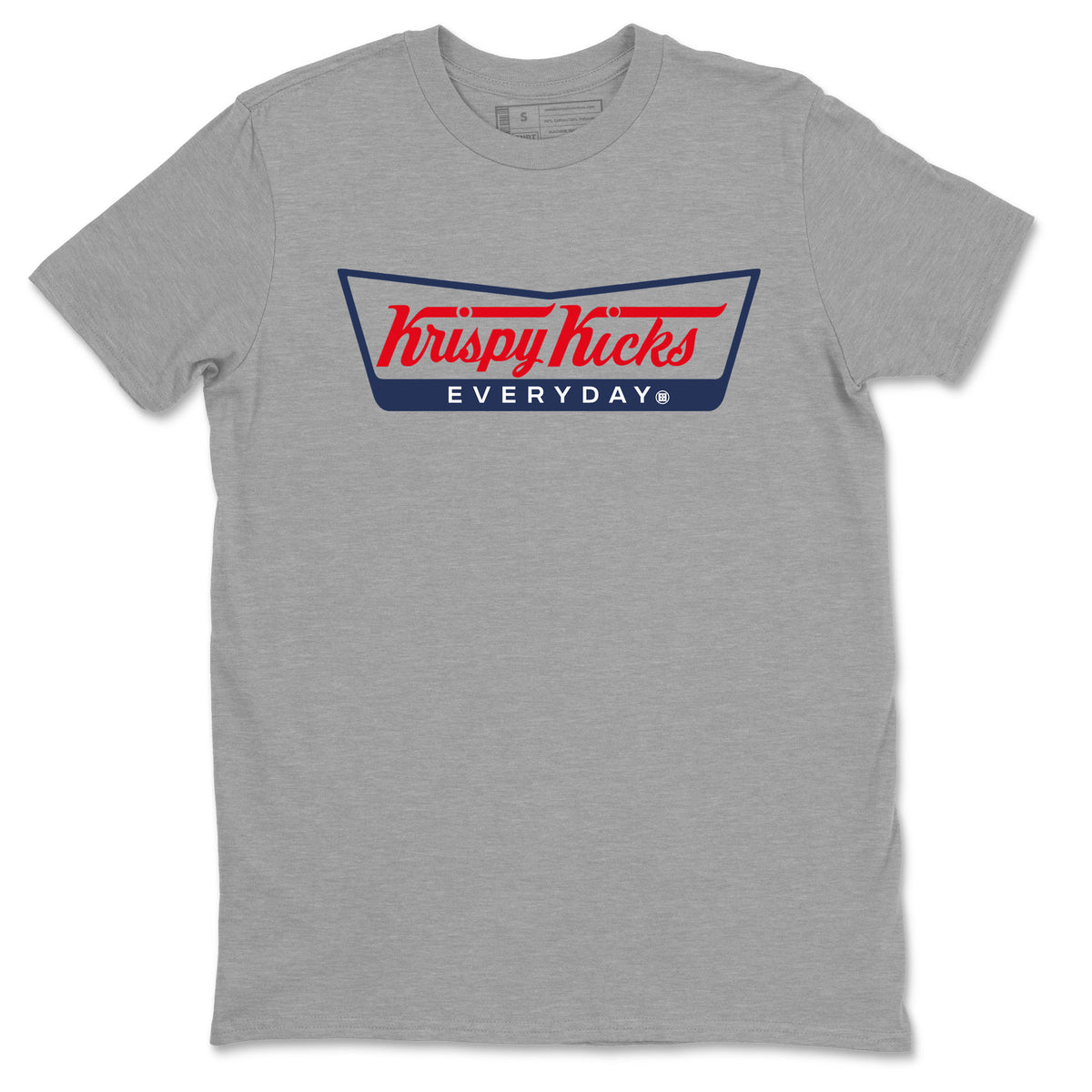 6s Olympic shirts to match jordans Krispy Kicks sneaker match tees Air Jordan 6 Olympic Drip Gear Zone streetwear brand Heather Grey 2 unisex cotton tee