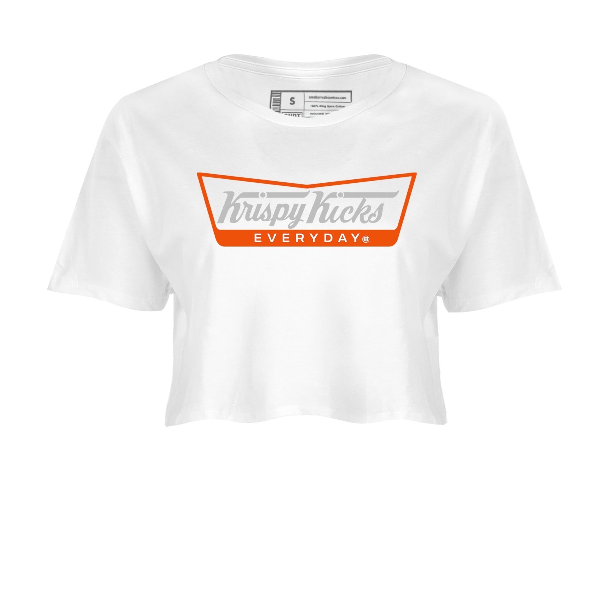 Air Max 1 OG '86 'Summit White and Cosmic Clay shirts to match jordans Krispy Kicks sneaker match tees Air Max 1 Cosmic Clay match shoes to clothes Drip Gear Zone unisex cotton White 2 crop tee