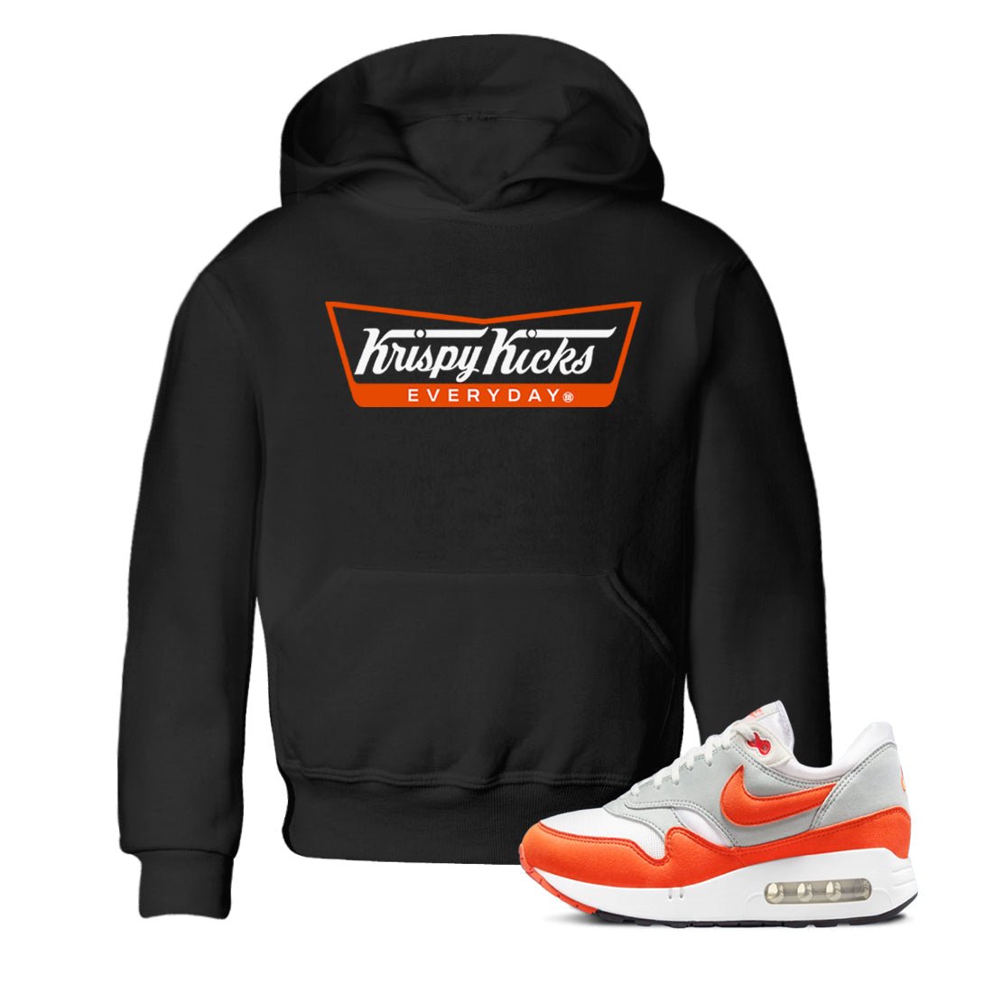 Air Max 1 OG '86 'Summit White and Cosmic Clay shirts to match jordans Krispy Kicks sneaker match tees Air Max 1 Cosmic Clay match shoes to clothes Drip Gear Zone Youth Baby Black 1 tee