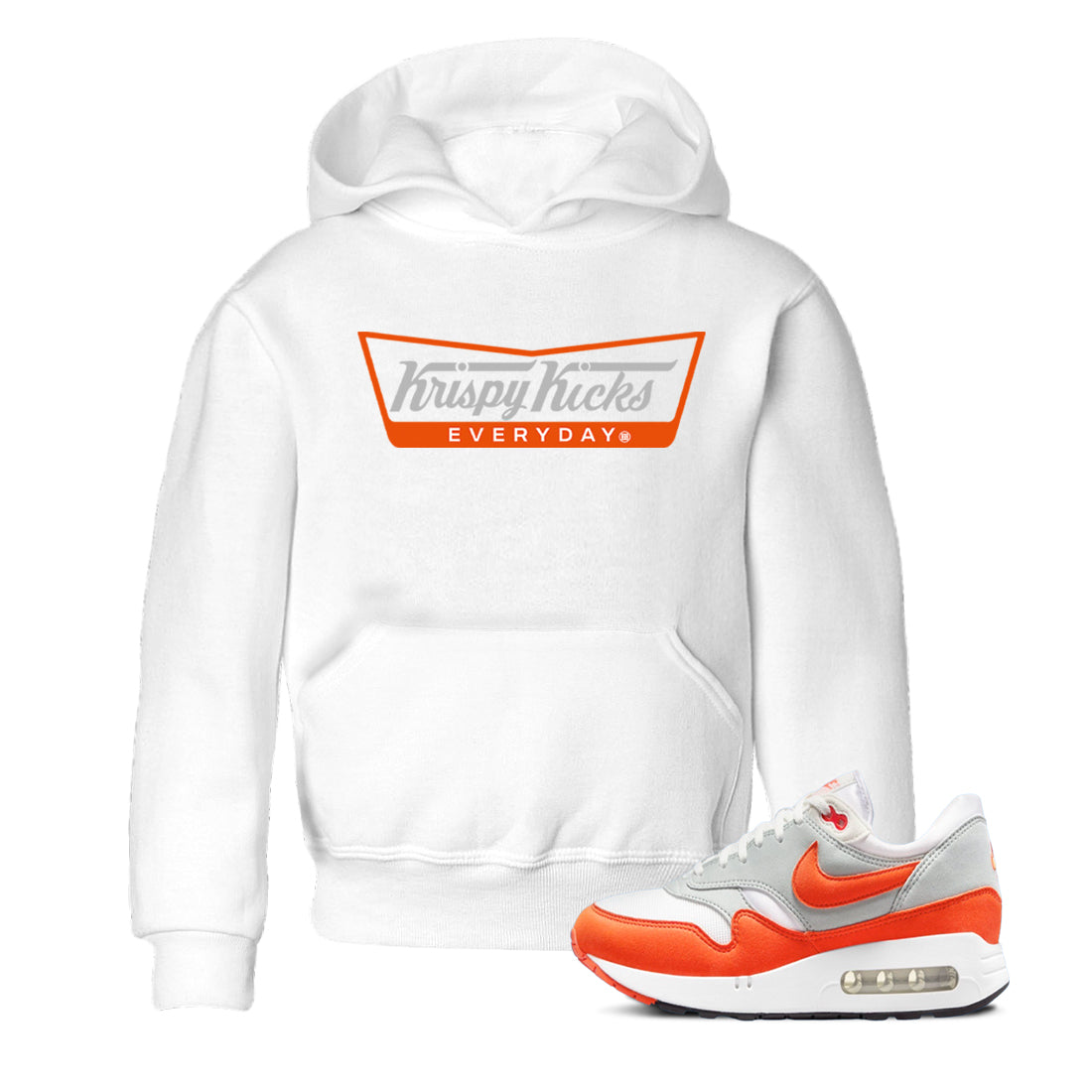 Air Max 1 OG '86 'Summit White and Cosmic Clay shirts to match jordans Krispy Kicks sneaker match tees Air Max 1 Cosmic Clay match shoes to clothes Drip Gear Zone Youth Baby White 1 tee