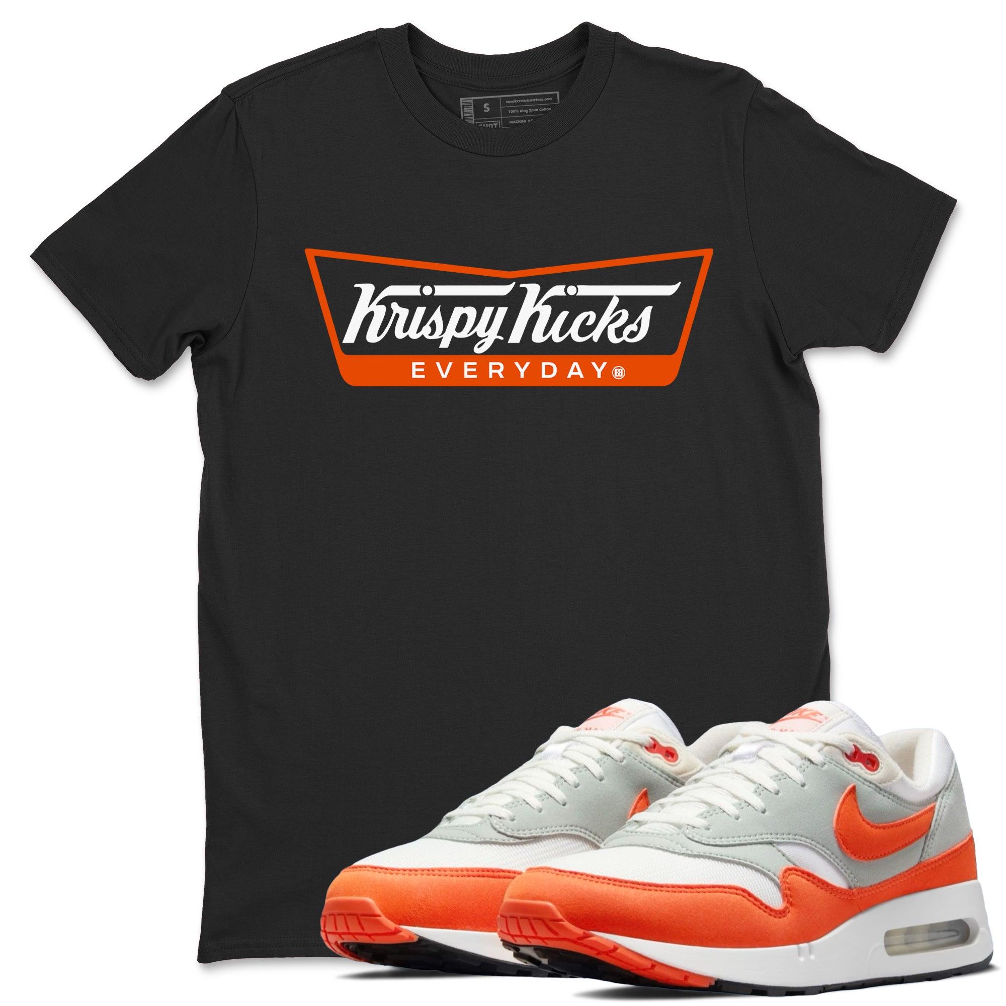 Air Max 1 OG '86 'Summit White and Cosmic Clay shirts to match jordans Krispy Kicks sneaker match tees Air Max 1 Cosmic Clay match shoes to clothes Drip Gear Zone unisex cotton Black 1 shirts