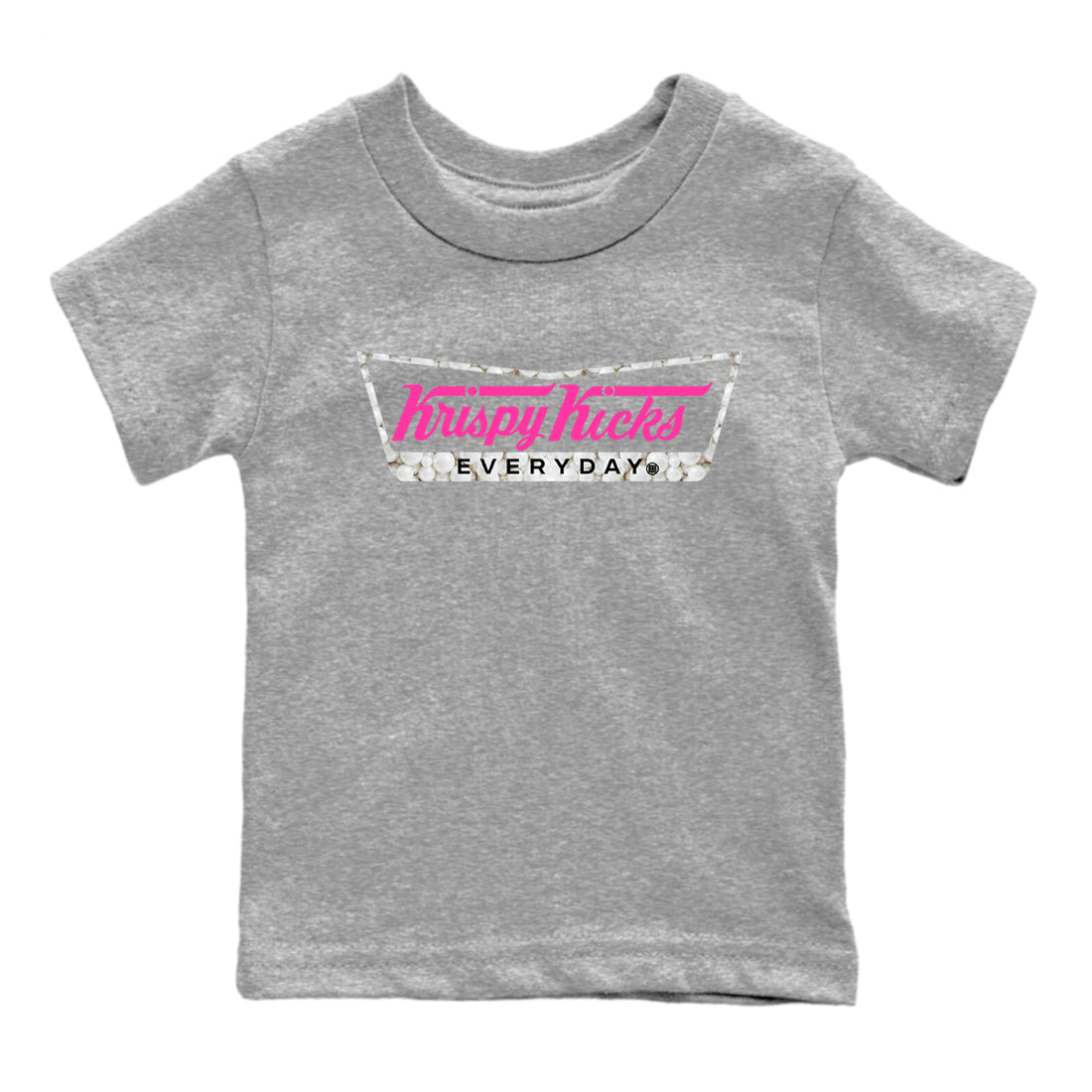 Nike KD 4 Retro Aunt Pearl shirts to match jordans Krispy Kicks sneaker match tees Nike KD 4 Aunt Pearl match shoes to clothes Drip Gear Zone Youth Baby Heather Grey 2 tee