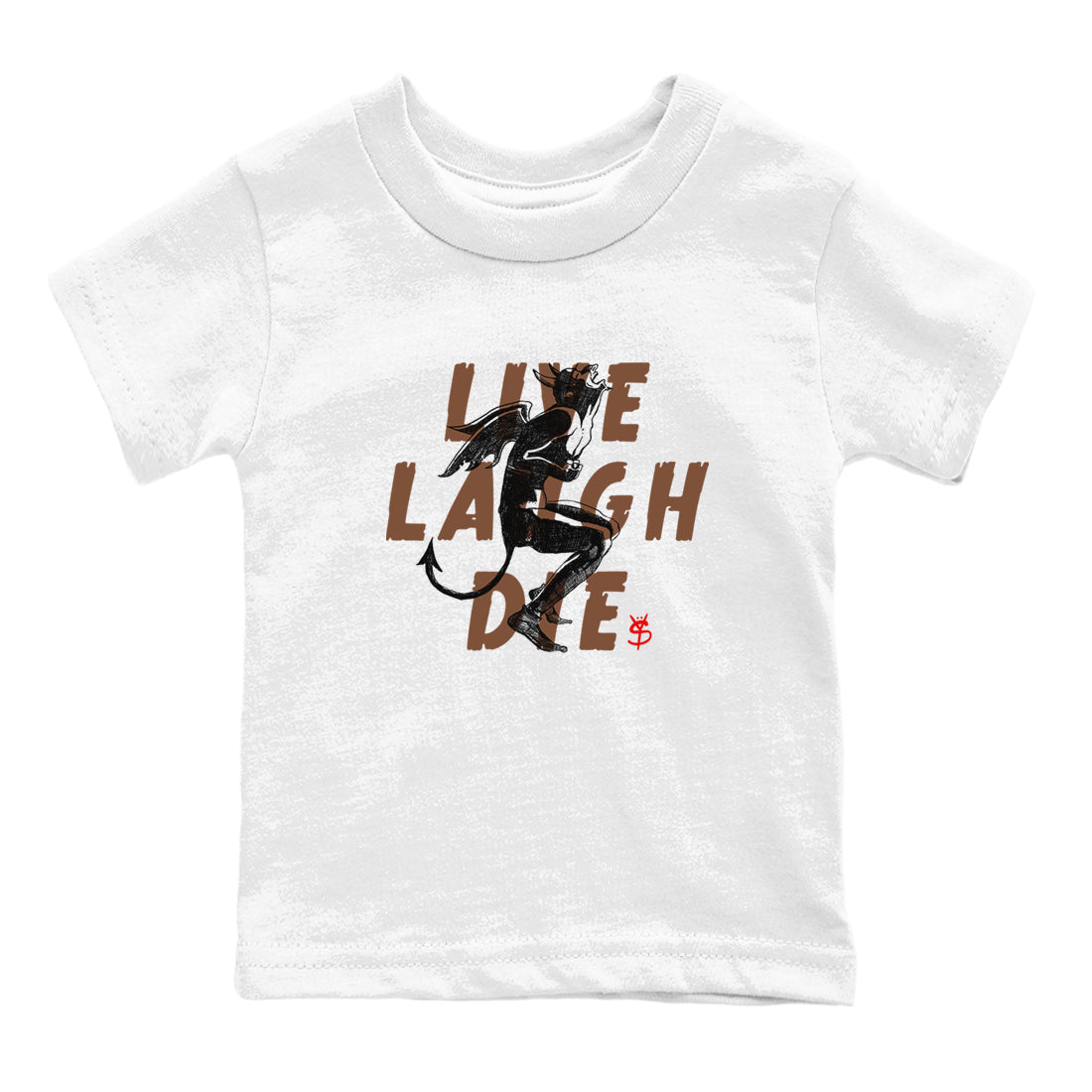 9s Olive shirts to match jordans Laughing Devil sneaker match tees Air Jordan 9 Olive match shoes to clothes Drip Gear Zone Youth Baby White 2 tee