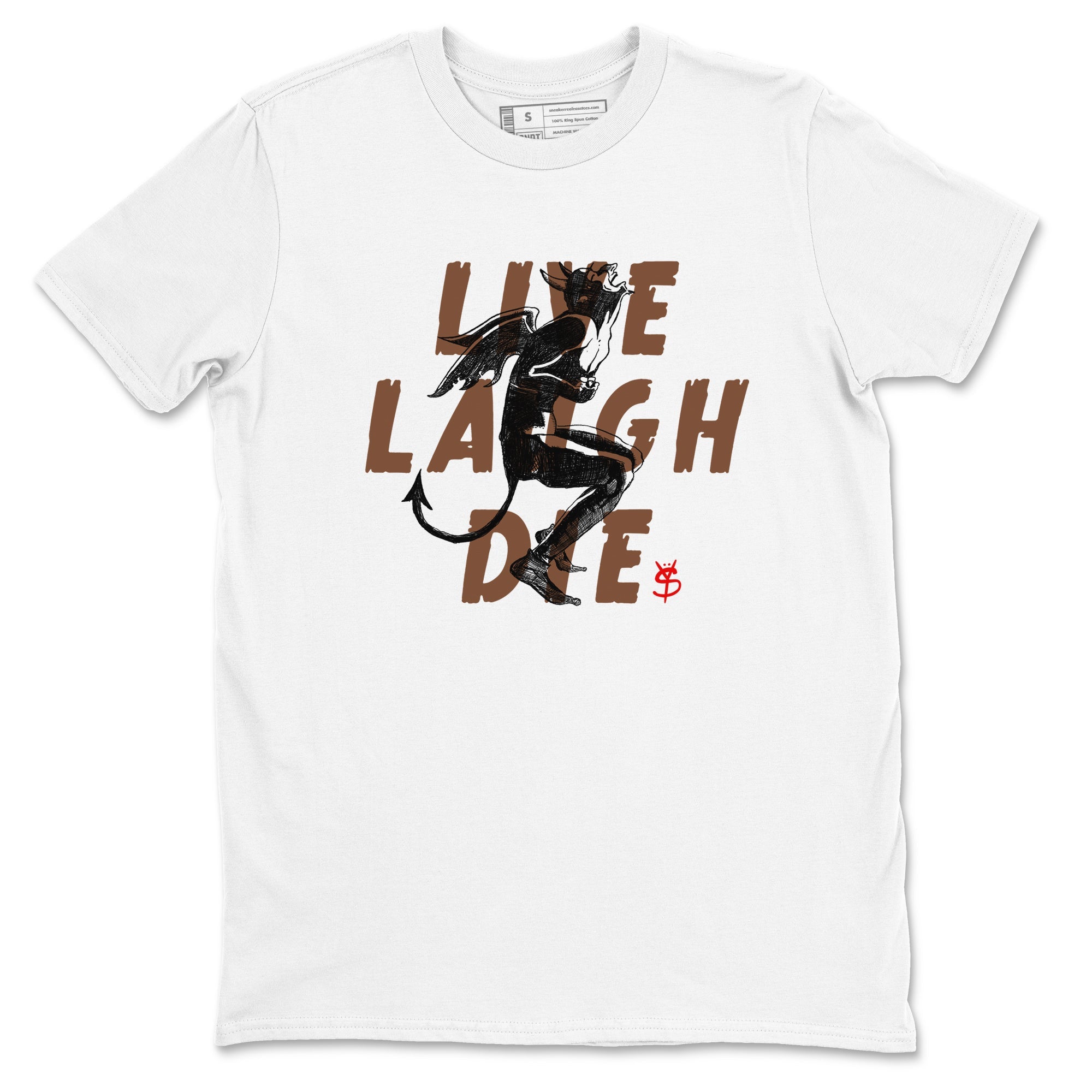 9s Olive shirts to match jordans Laughing Devil sneaker match tees Air Jordan 9 Olive match shoes to clothes Drip Gear Zone unisex cotton White 2 shirts