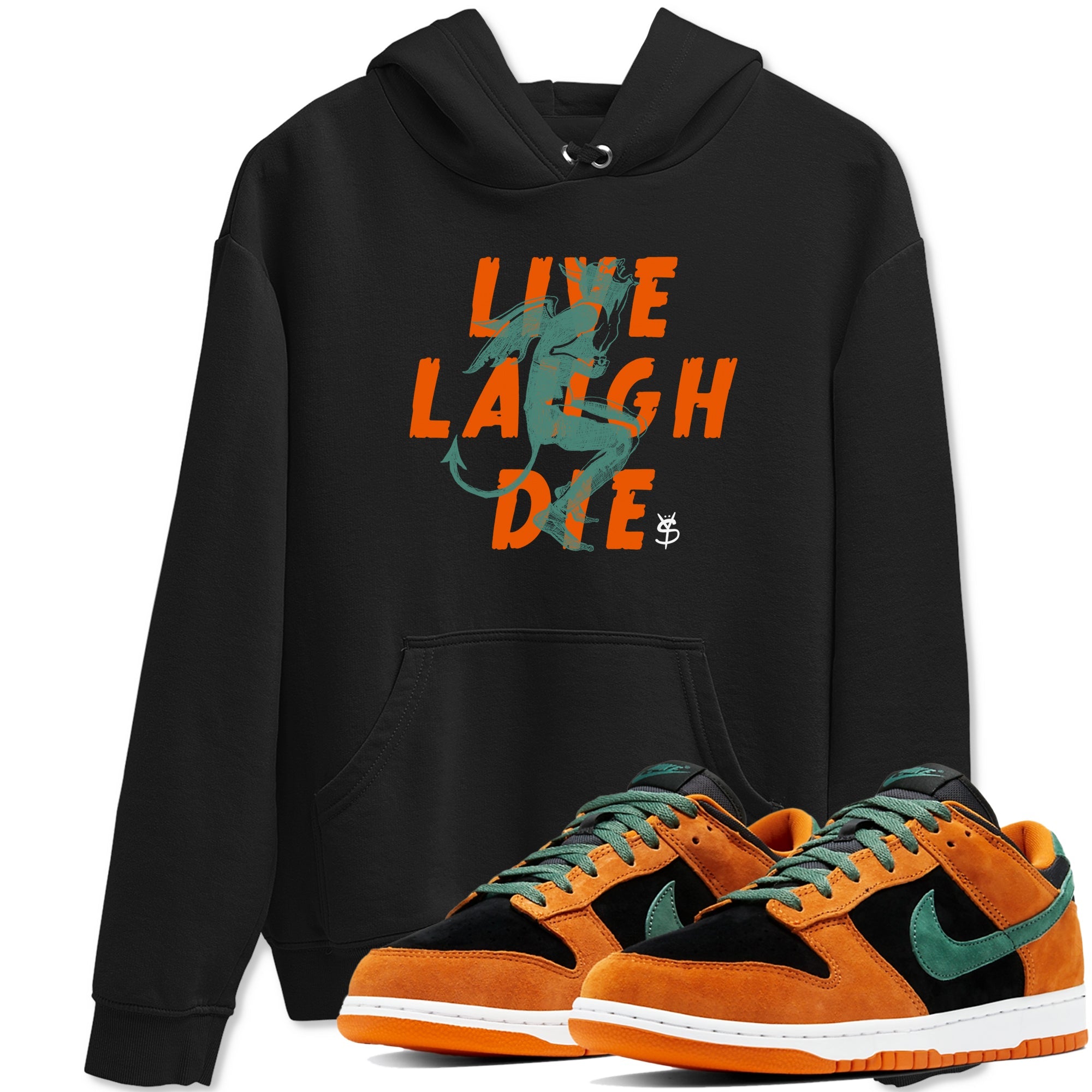 Dunk Low Ceramic shirts to match jordans Laughing Devil sneaker match tees Dunk Ceramic match shoes to clothes Drip Gear Zone unisex cotton Black 1 shirts