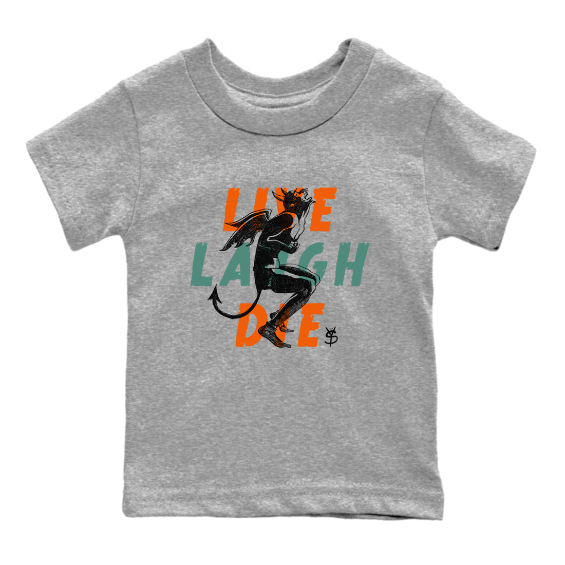 Dunk Low Ceramic shirts to match jordans Laughing Devil sneaker match tees Dunk Ceramic match shoes to clothes Drip Gear Zone Youth Baby Heather Grey 2 tee