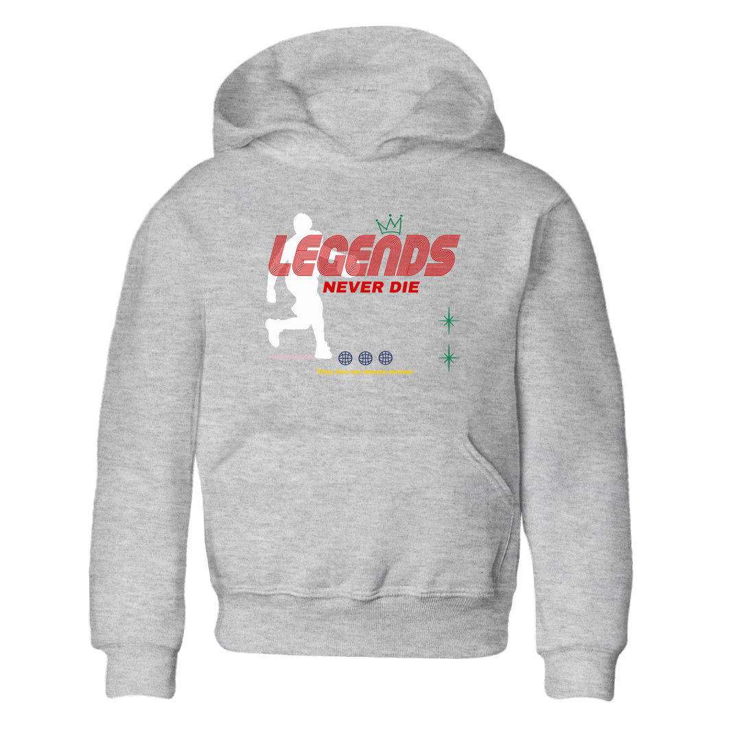 AF 3 Nigo shirtsto match jordans Legends Never Die sneaker match tees Air Force 3 Low x Nigo Blue Void and Tour Yellow match shoes to clothes Drip Gear Zone Youth Baby Heather Grey 2 tee