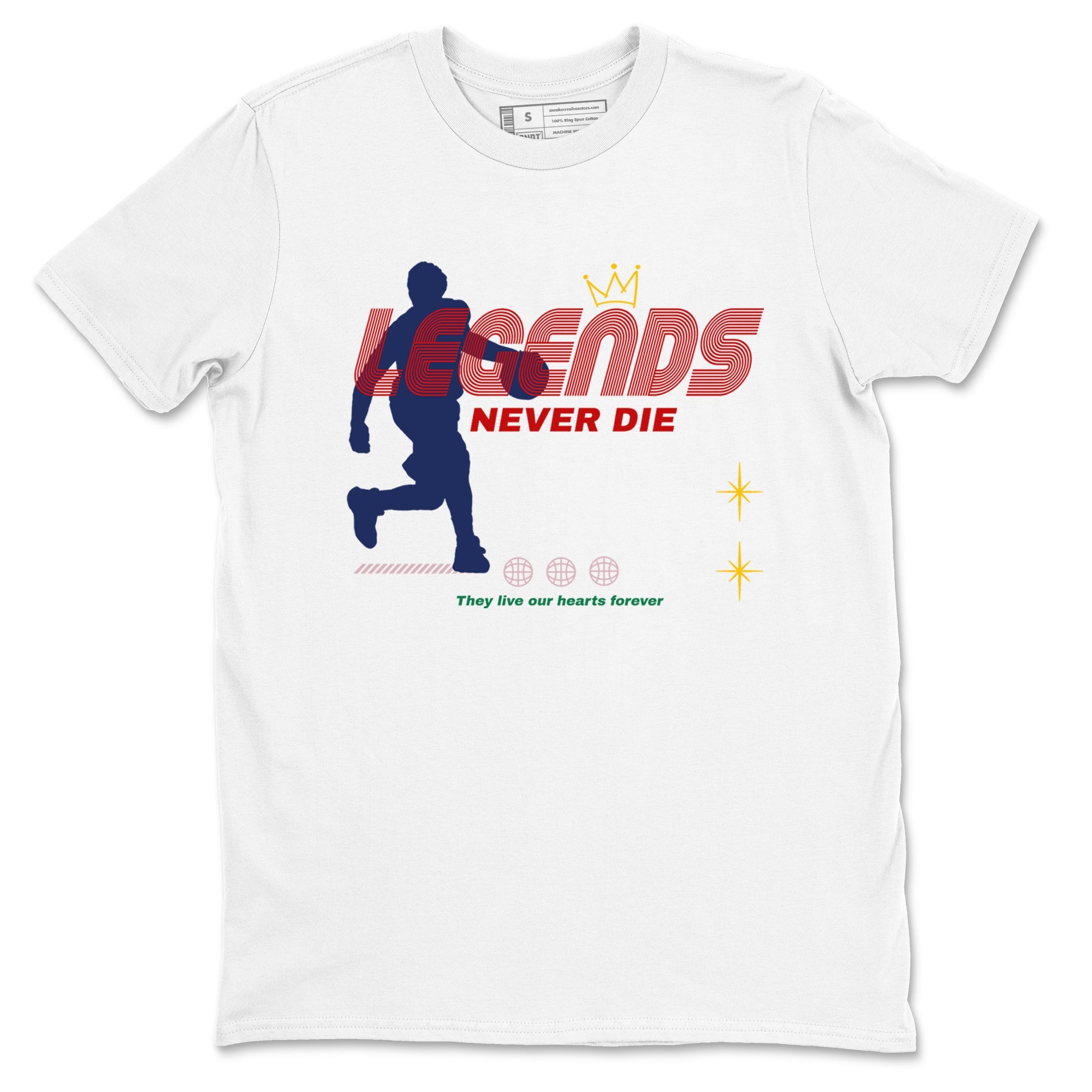 AF 3 Nigo shirtsto match jordans Legends Never Die sneaker match tees Air Force 3 Low x Nigo Blue Void and Tour Yellow match shoes to clothes Drip Gear Zone unisex cotton White 2 shirts