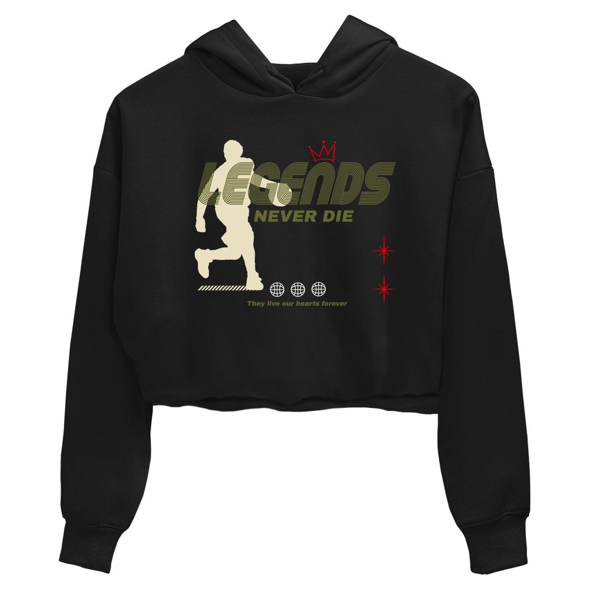 Jordan 1 Olive t shirts to match sneakers Legends Never Die sneaker match tees Air Jordan 1 Low x Travis Scott Reverse Olive tee Drip Gear Zone unisex cotton Black 2 crop tee