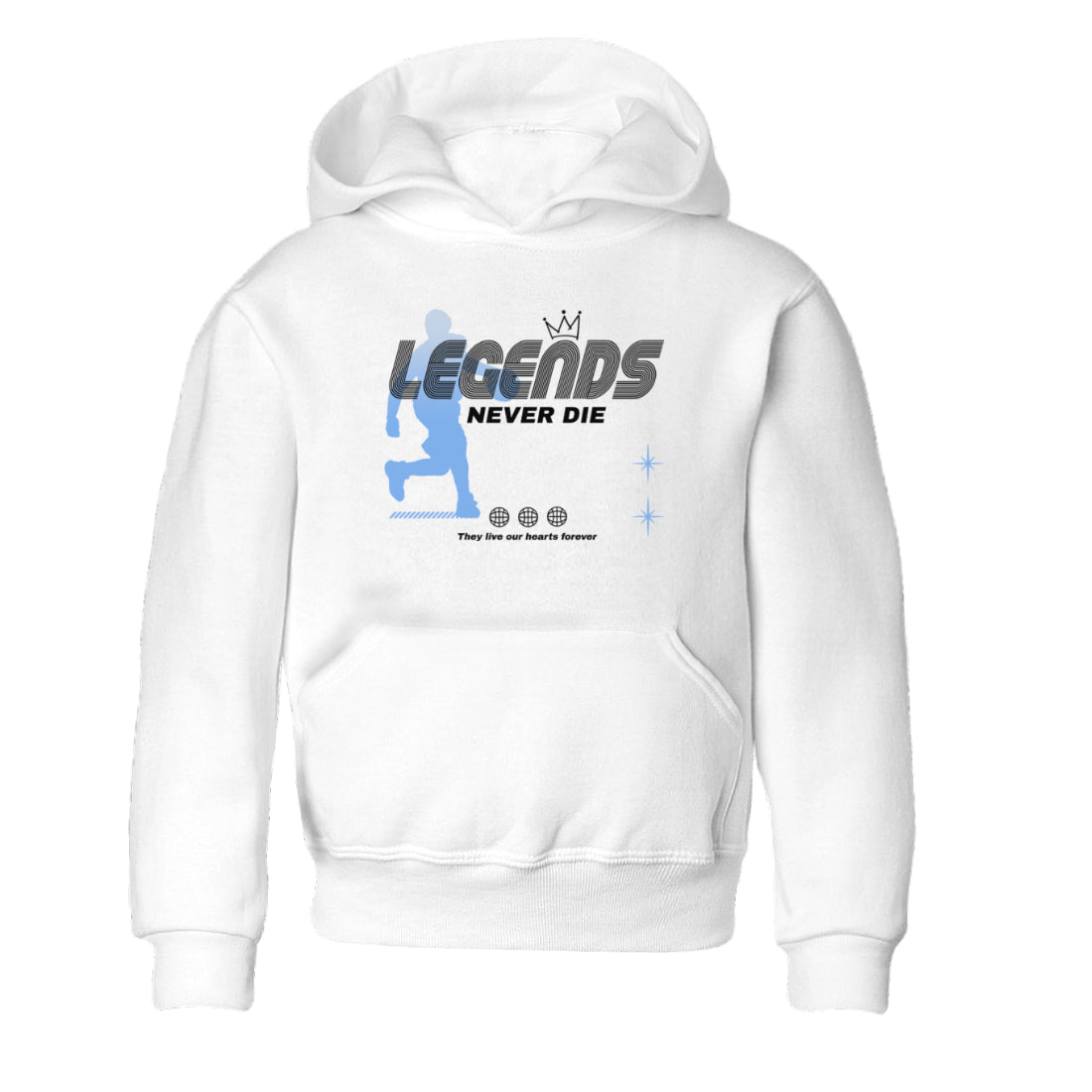 11s Legend Blue shirts to match jordans Legends Never Die sneaker match tees Air Jordan 11 Legend Blue match shoes to clothes Drip Gear Zone Youth Baby White 2 tee