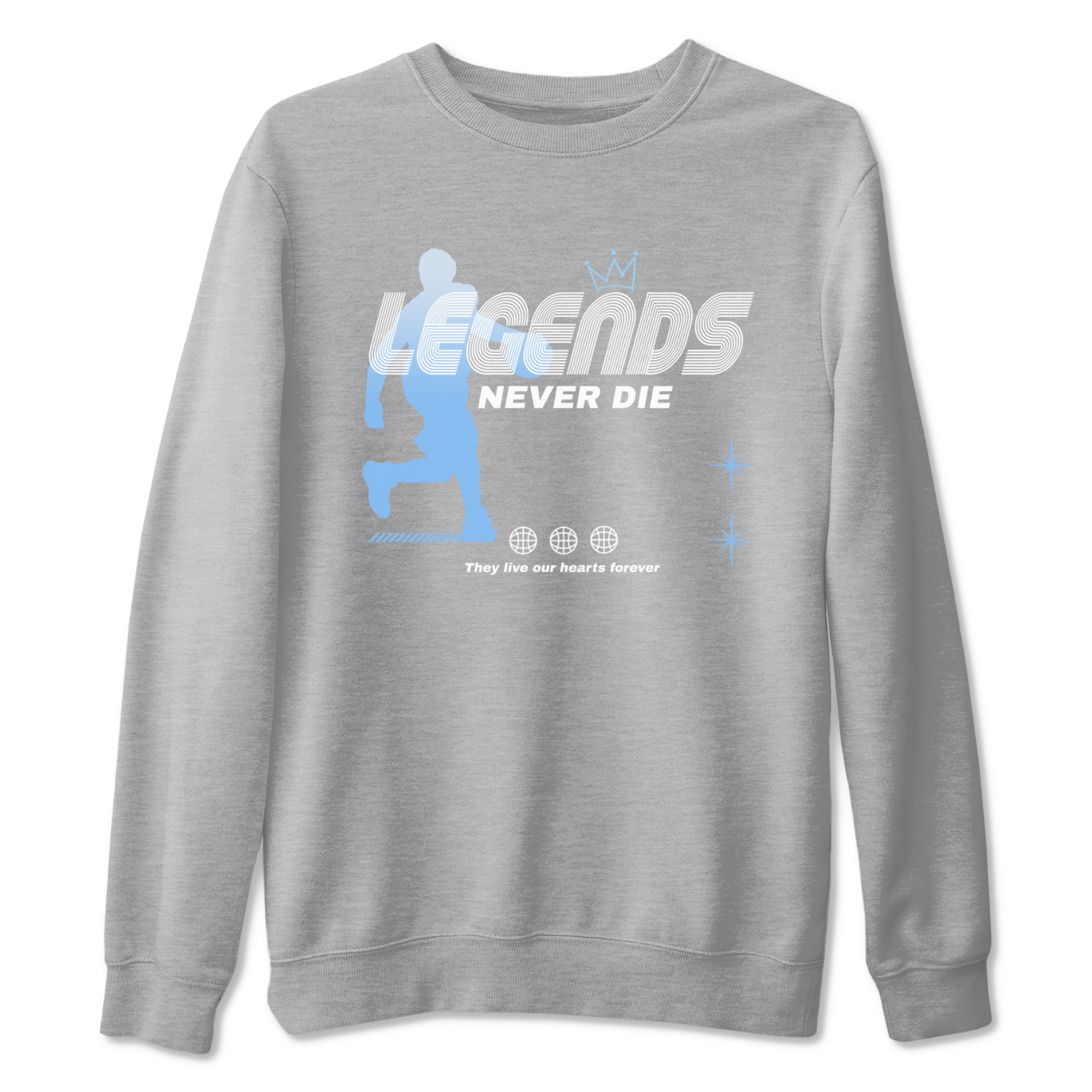 11s Legend Blue shirts to match jordans Legends Never Die sneaker match tees Air Jordan 11 Legend Blue match shoes to clothes Drip Gear Zone unisex cotton Heather Grey 2 shirts
