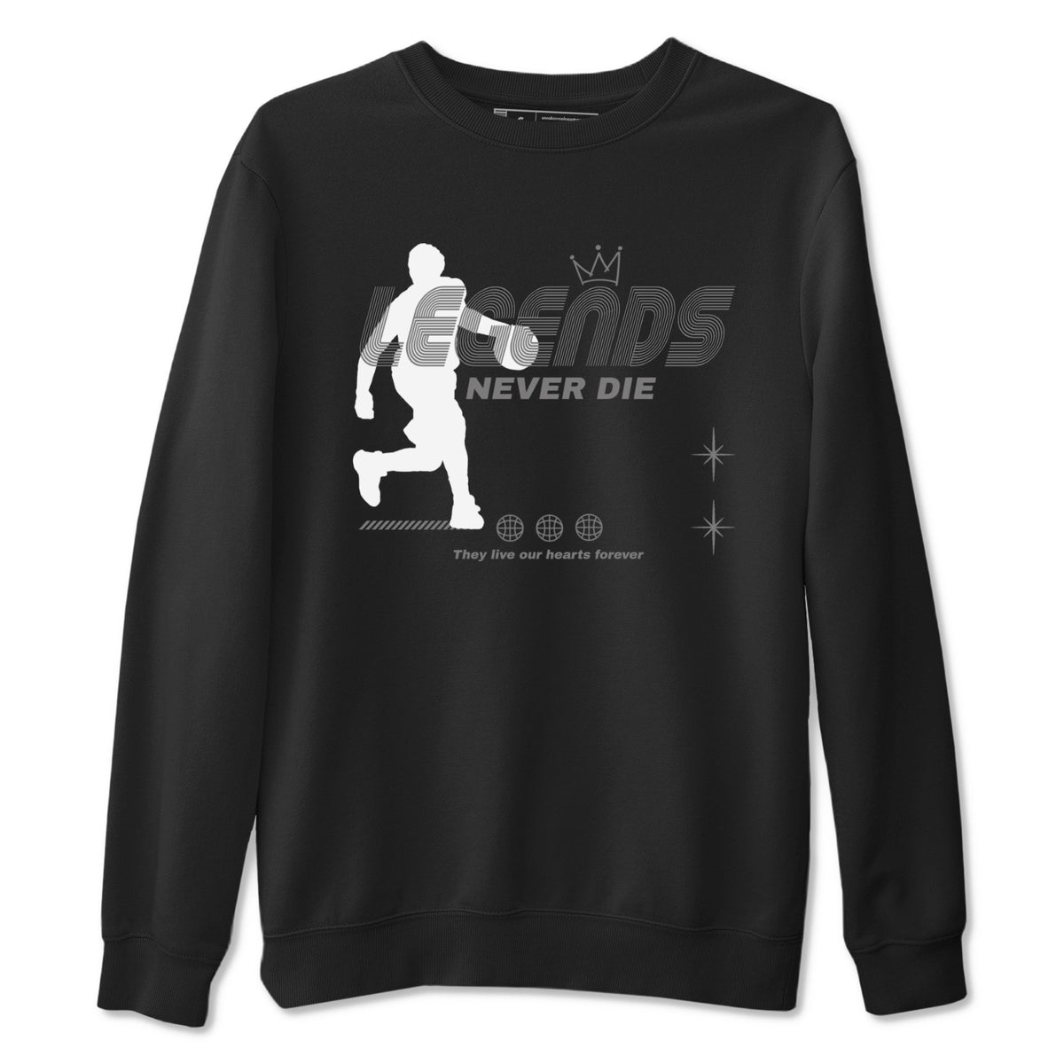 12s Black Wolf Grey shirts to match jordans Legends Never Die sneaker match tees Air Jordan 12 Black Wolf Grey match shoes to clothes Drip Gear Zone unisex cotton Black 2 shirts